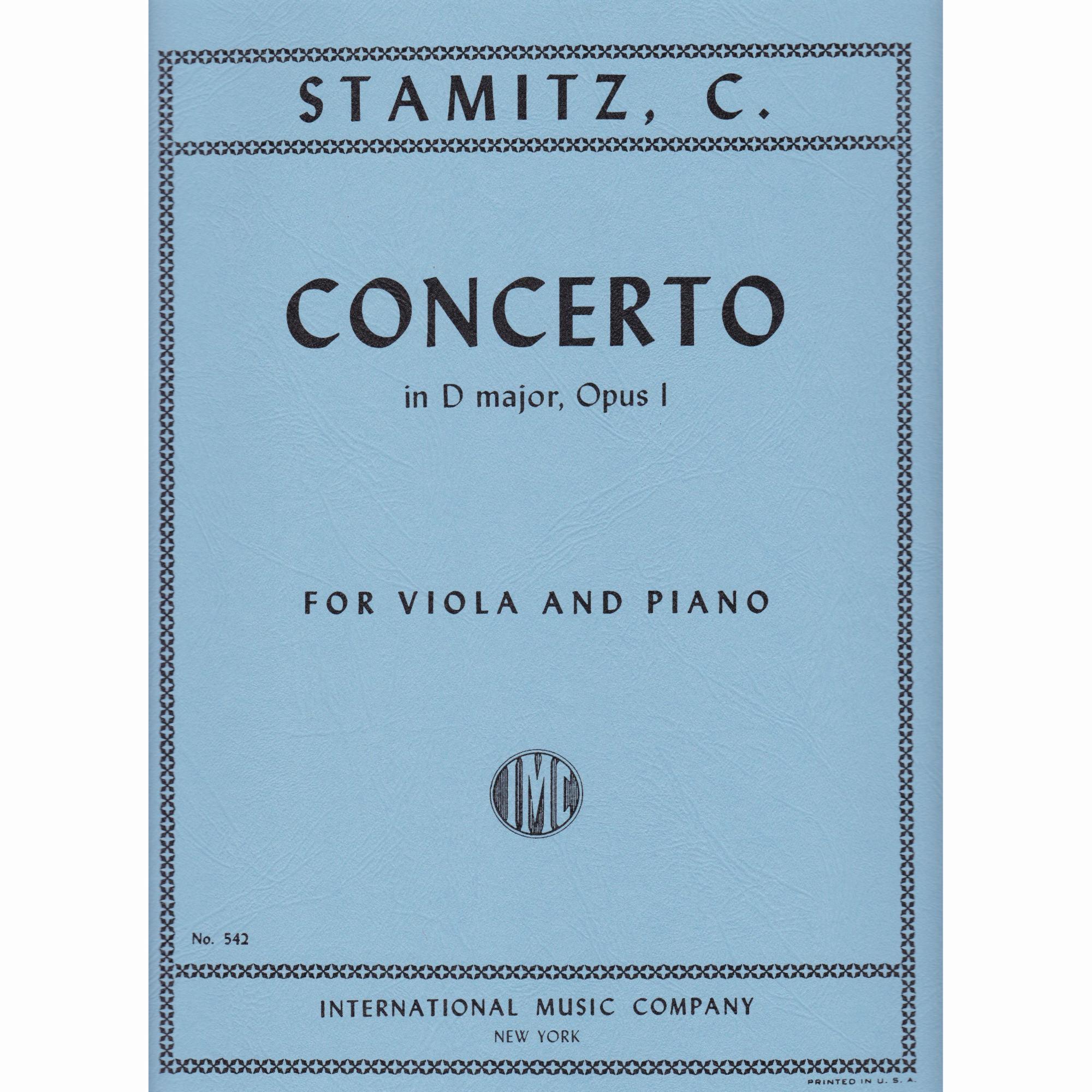 Viola Concerto in D Major, Op. 1
