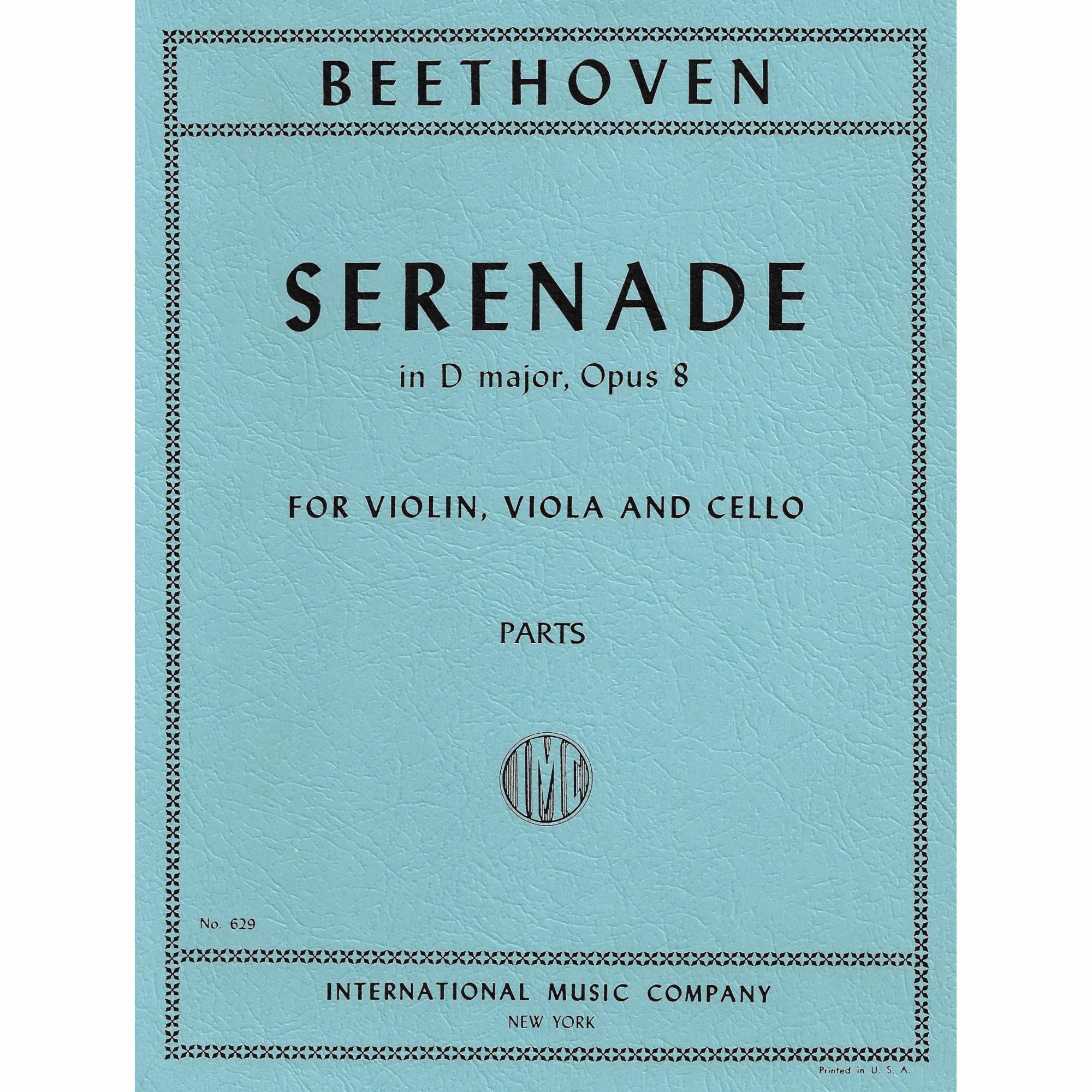 Beethoven -- Serenade in D Major, Op. 8 for Violin, Viola, and Cello