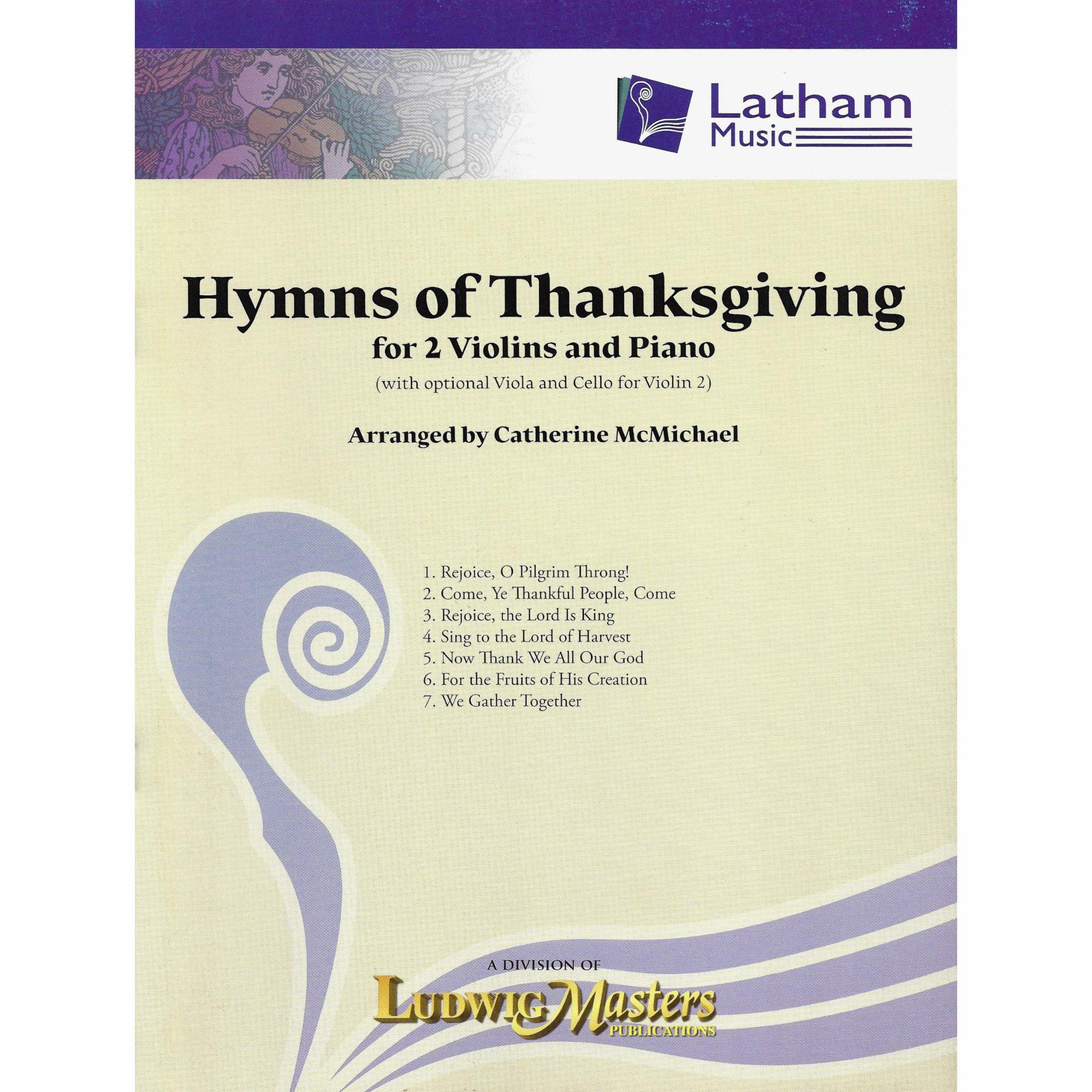 Hymns of Thanksgiving for String Duet and Piano