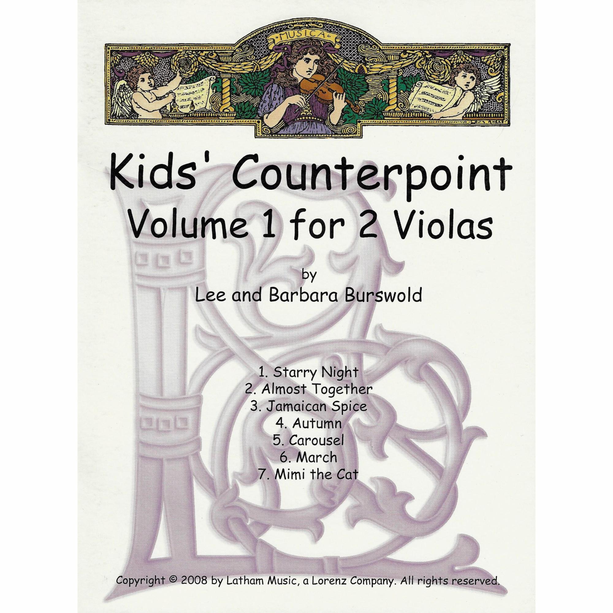 Kids' Counterpoint, Vols. 1-2 for Two Violas