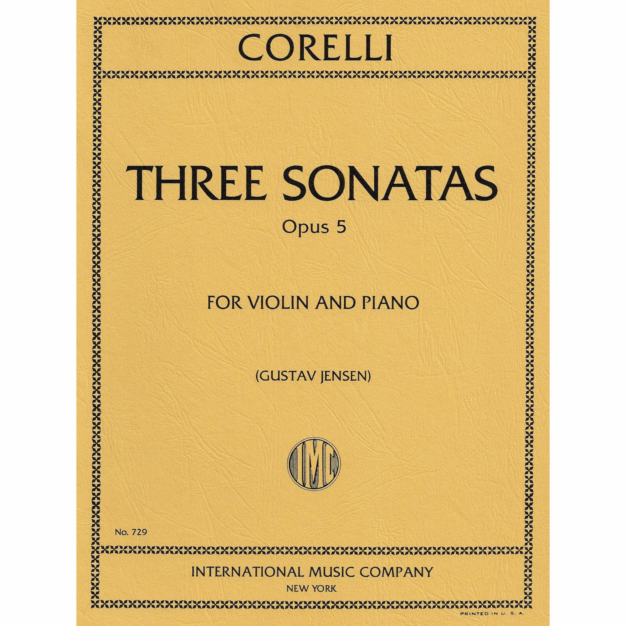 Corelli -- Three Sonatas, Op. 5 for Violin and Piano