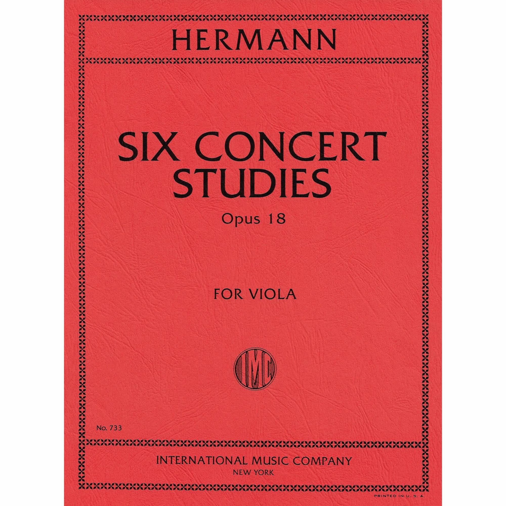 Hermann -- Six Concert Studies for Viola