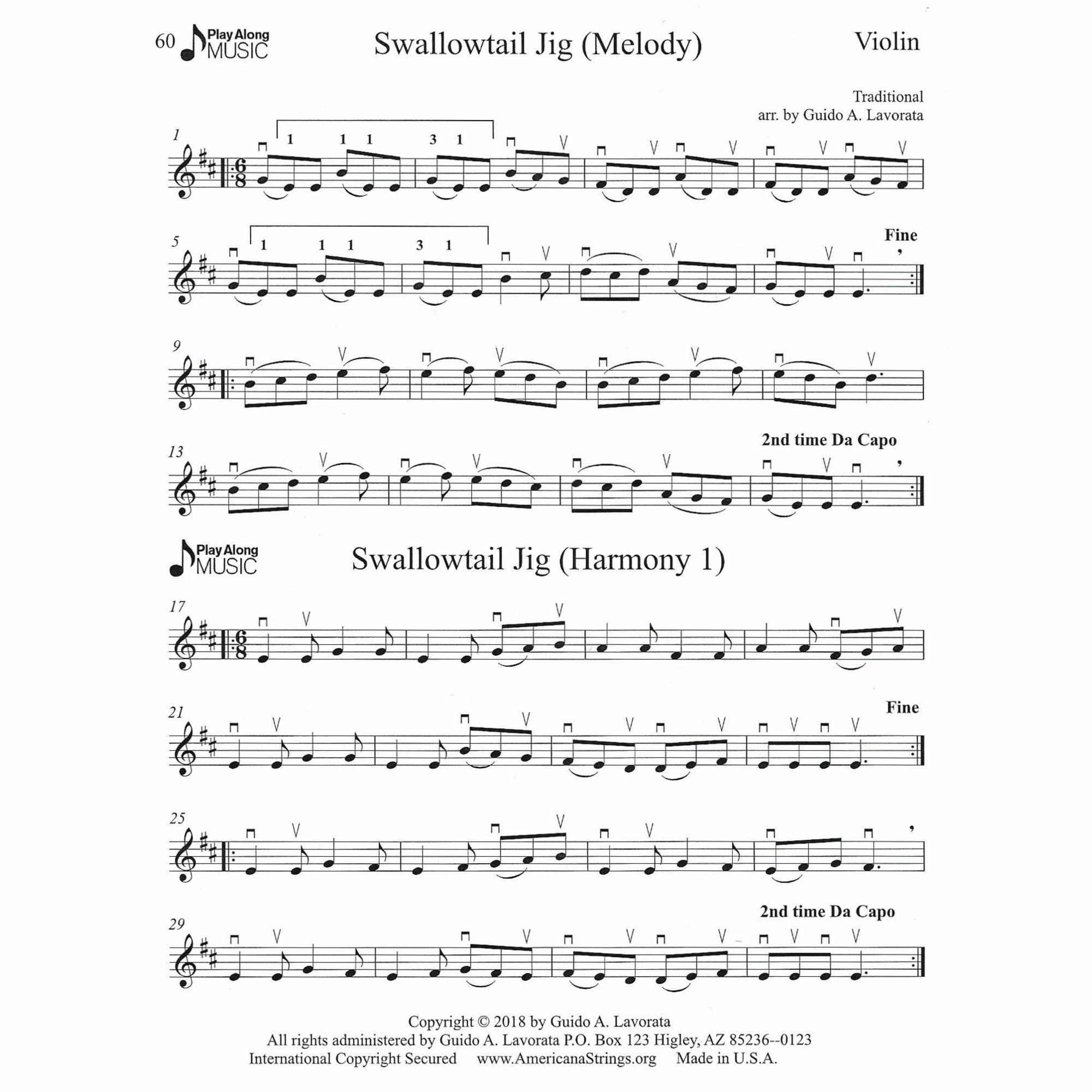 Sample: Violin (Pg. 60)