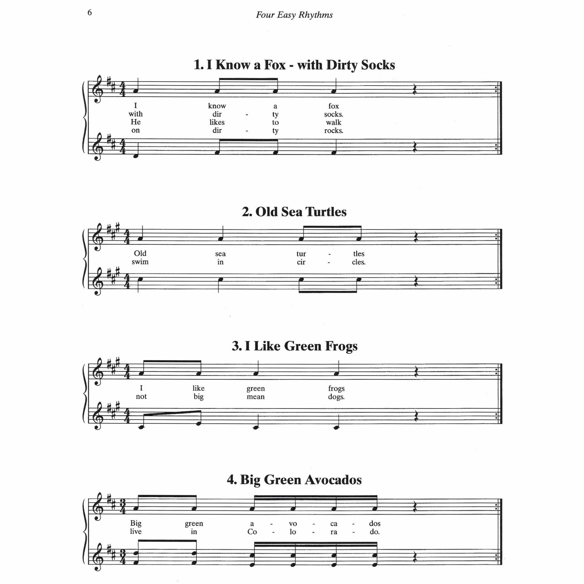 Sample: Violin Book (Pg. 6)