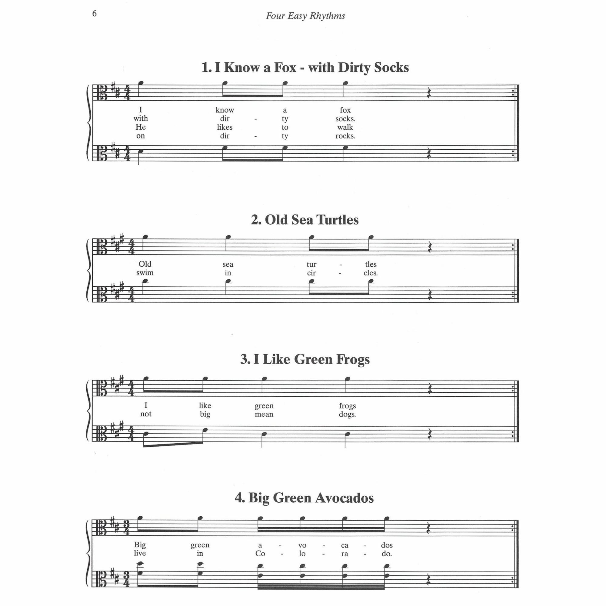 Sample: Viola Book (Pg. 6)
