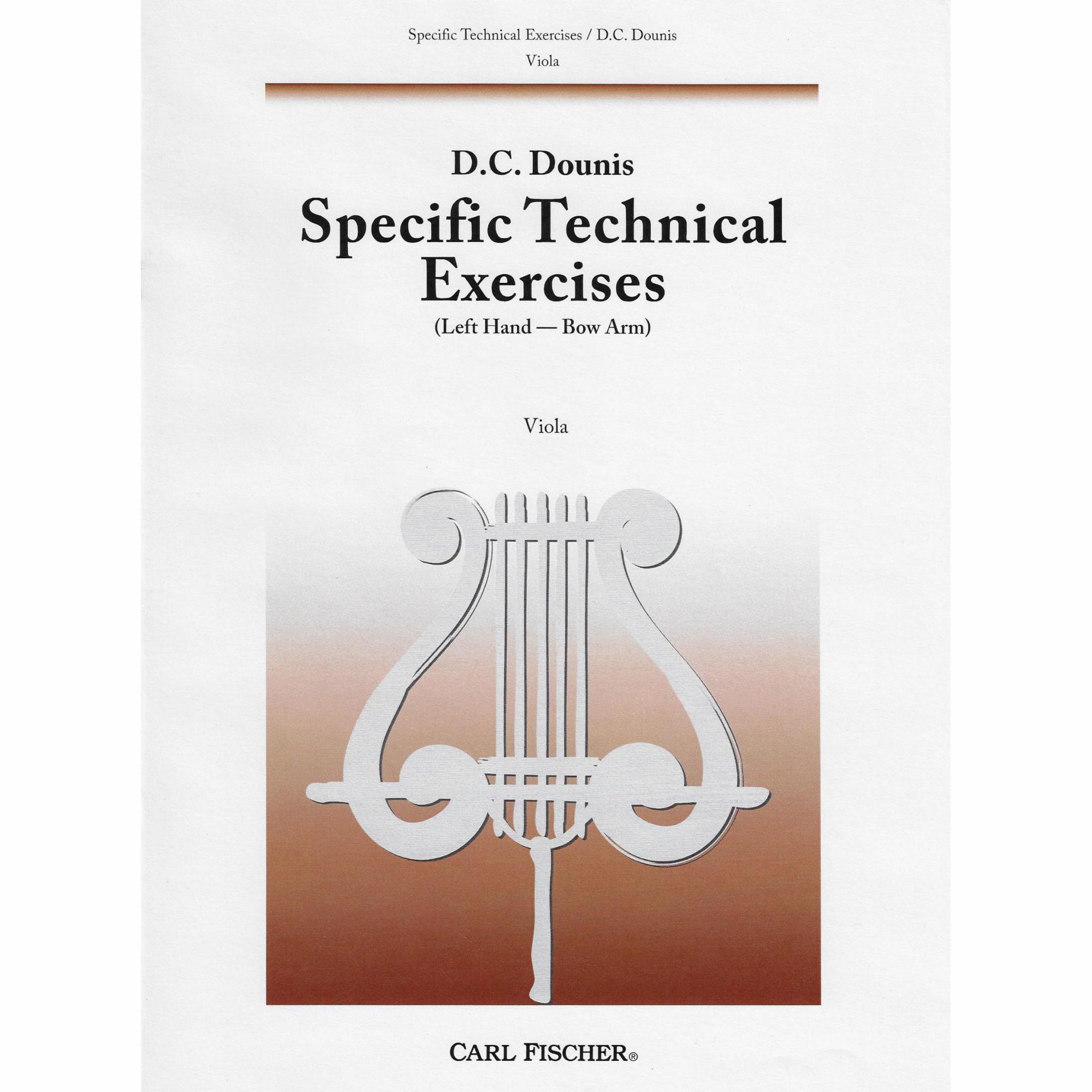 Dounis -- Specific Technical Exercises, Op. 25 for Viola
