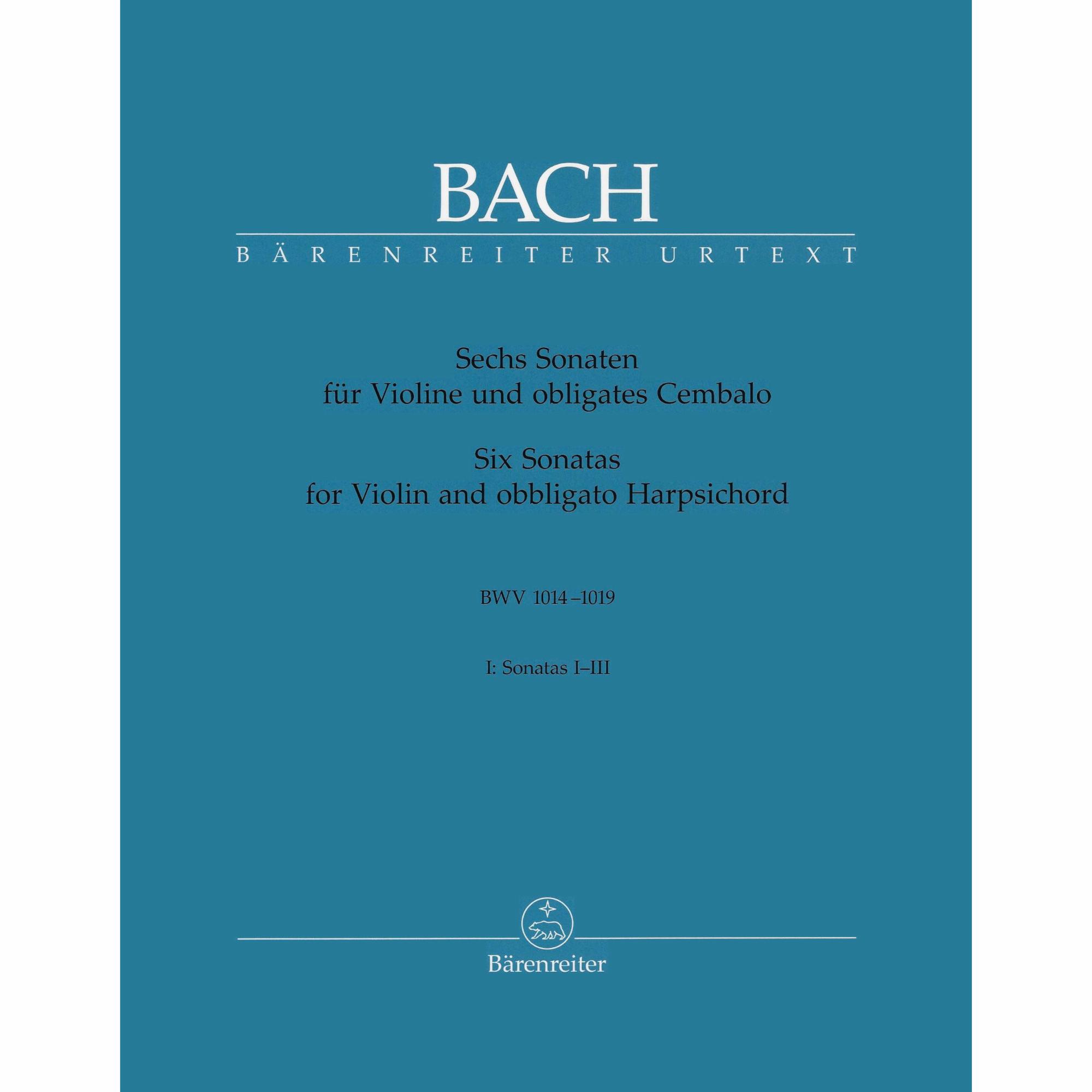 Bach -- Six Sonatas, BWV 1014-1019 for Violin and Piano