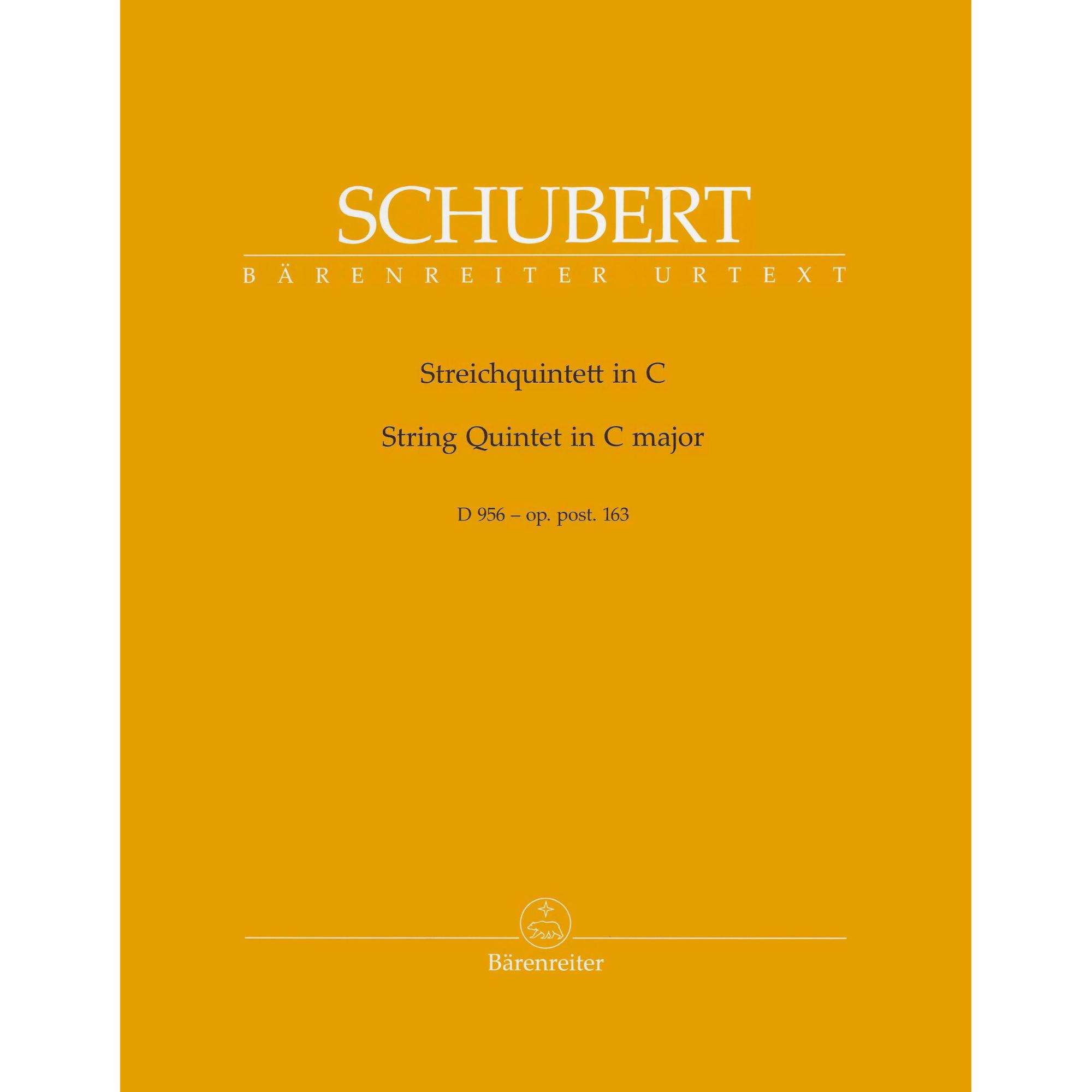 Schubert -- String Quintet in C Major, D. 956