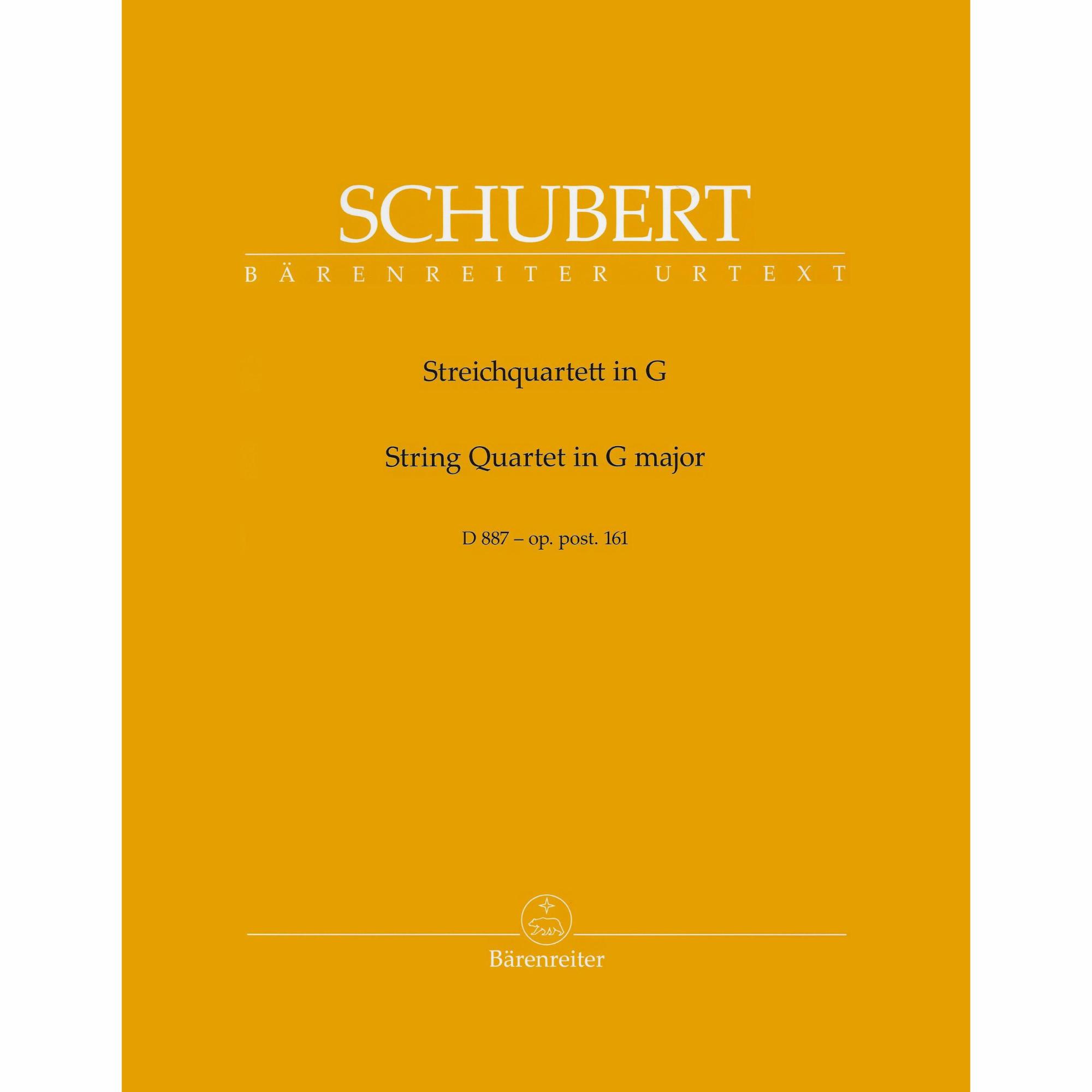 Schubert -- String Quartet in G Major, D 887