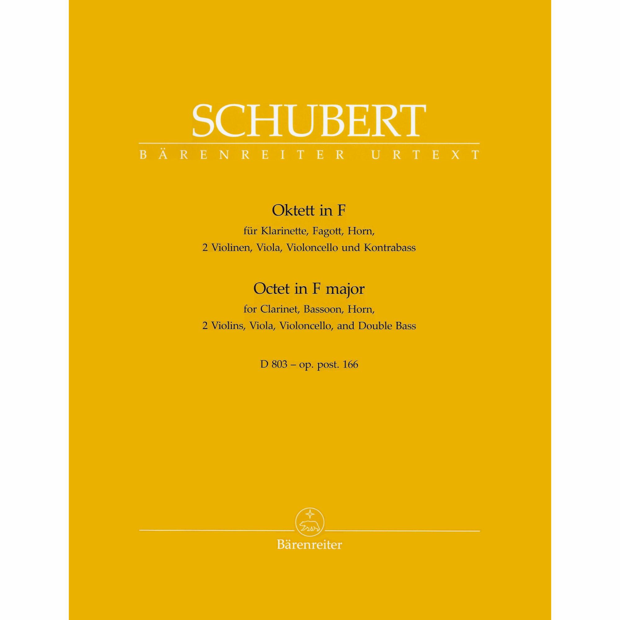 Schubert -- Octet in F Major, D. 803