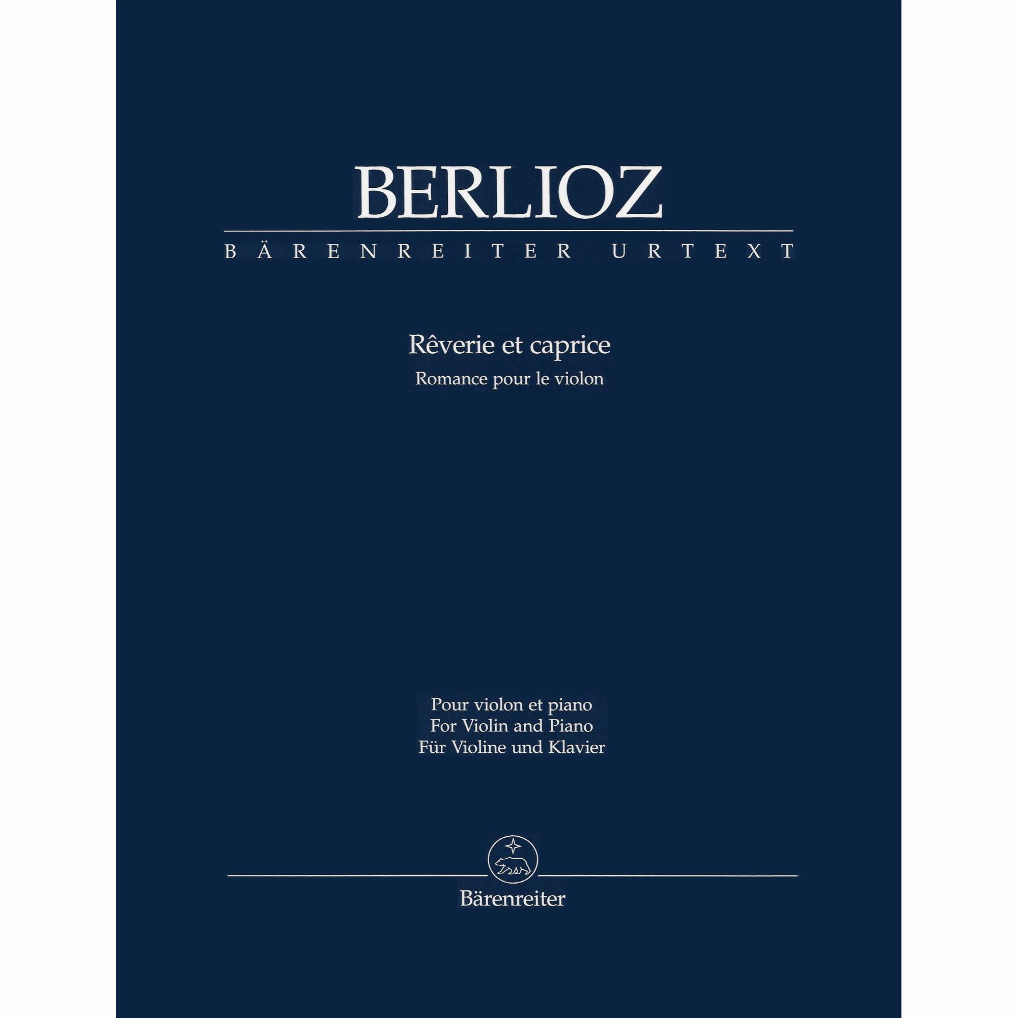 Berlioz -- Reverie et caprice: Romance for Violin and Piano