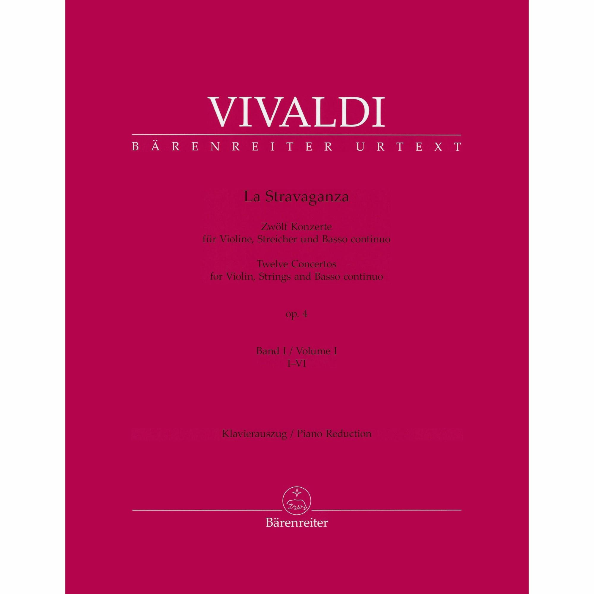 Vivaldi -- La Stravaganza, Op. 4 for Violin and Piano