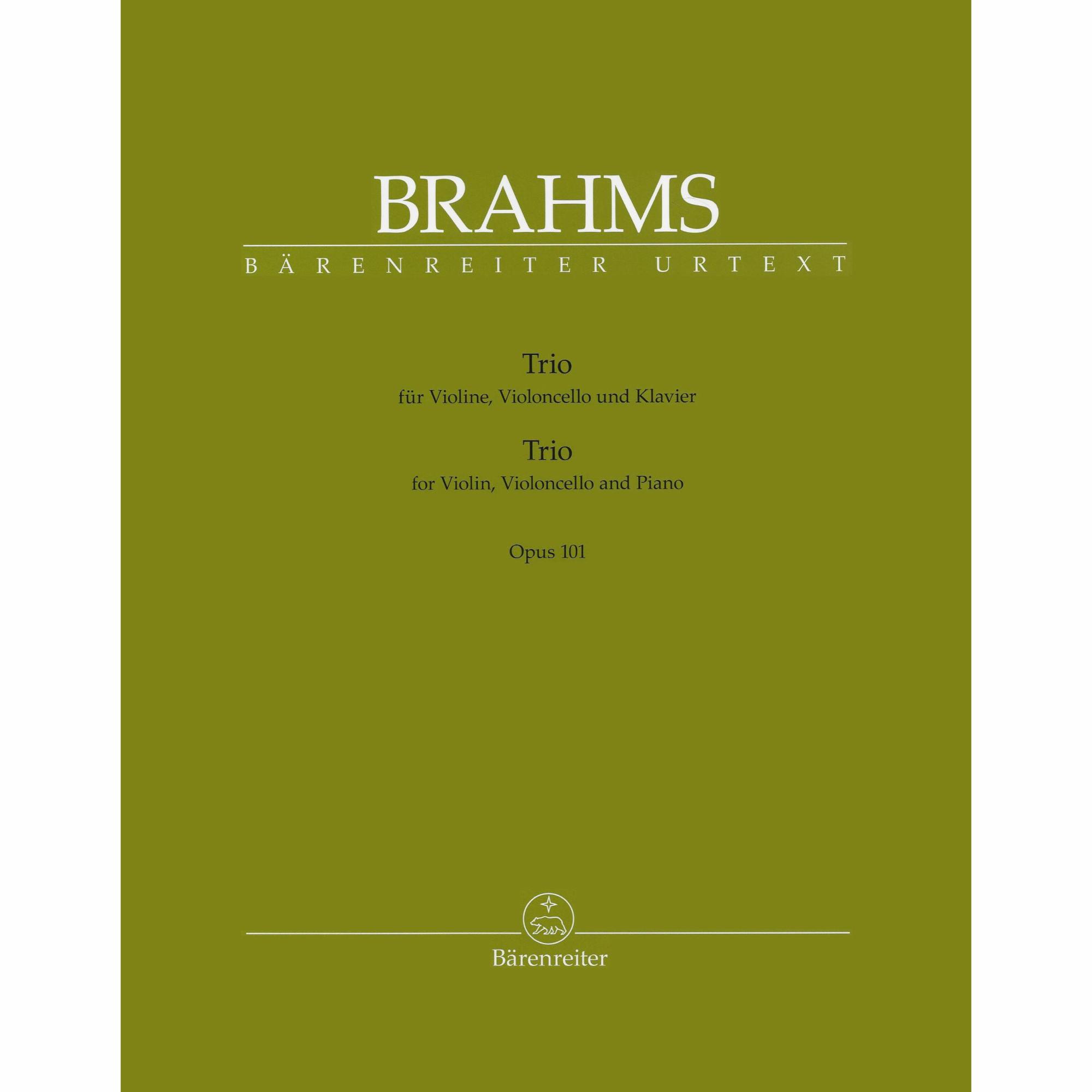 Brahms -- Piano Trio, Op. 101