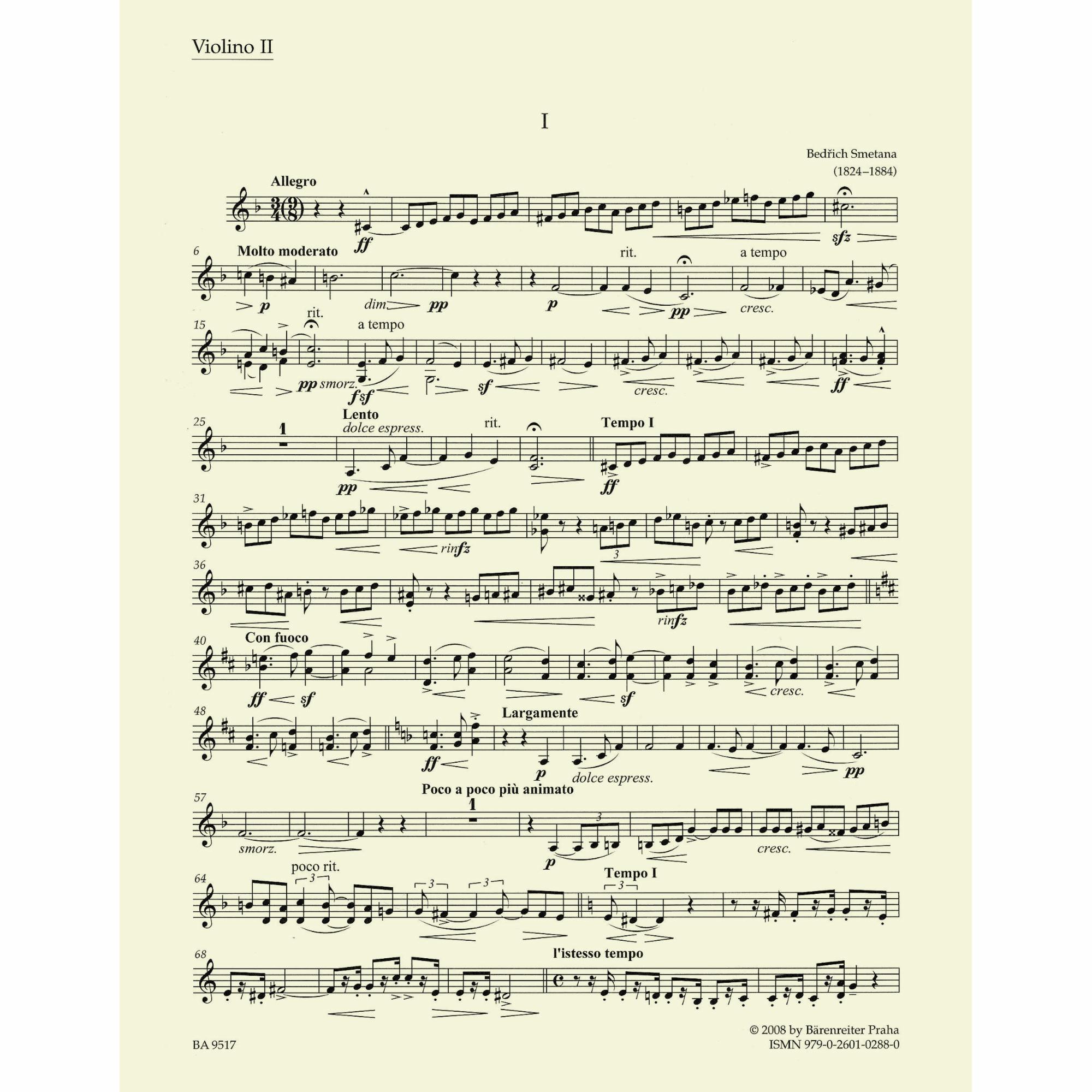 Sample: Violin II (Pg. 2)