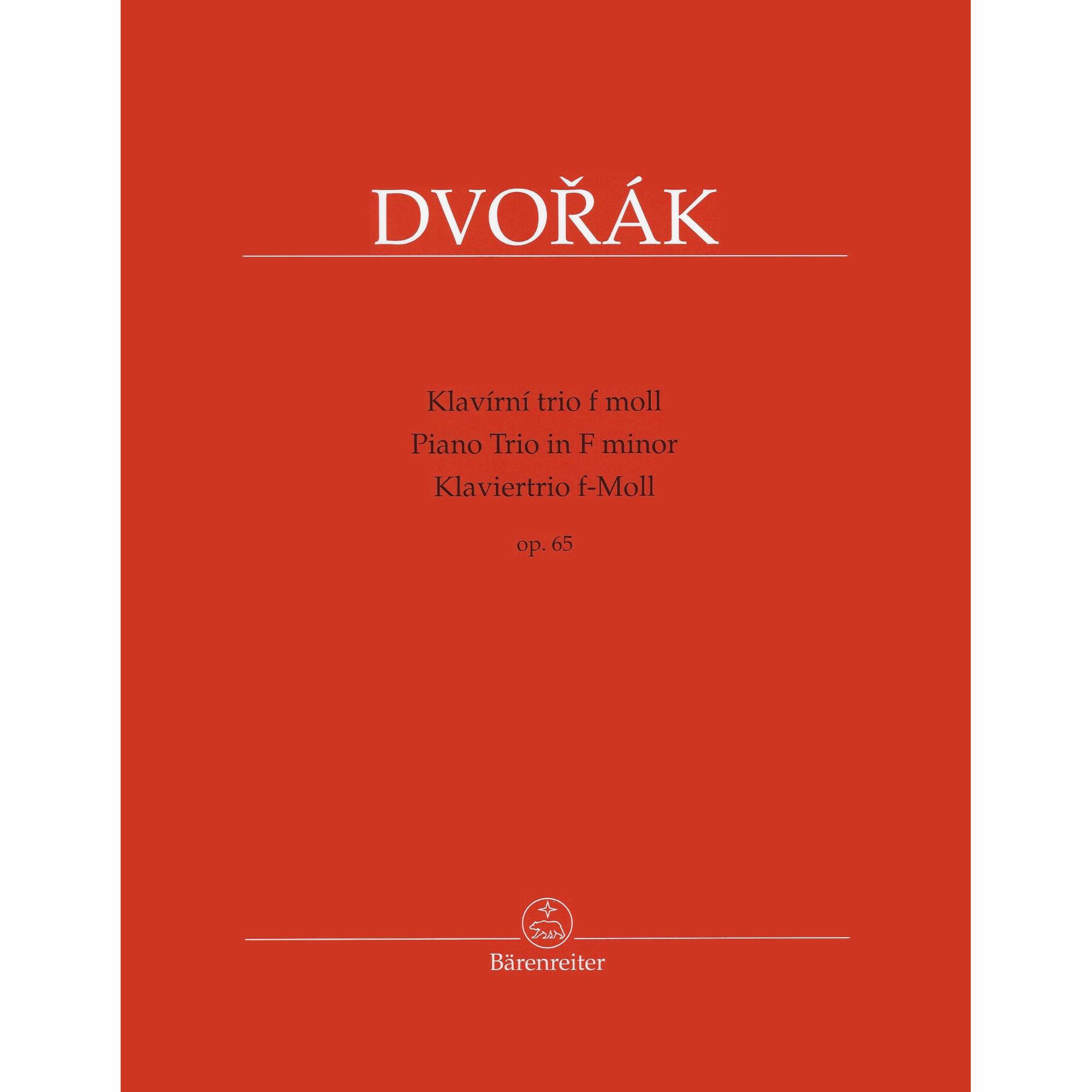 Dvorak -- Piano Trio in F Minor, Op. 65