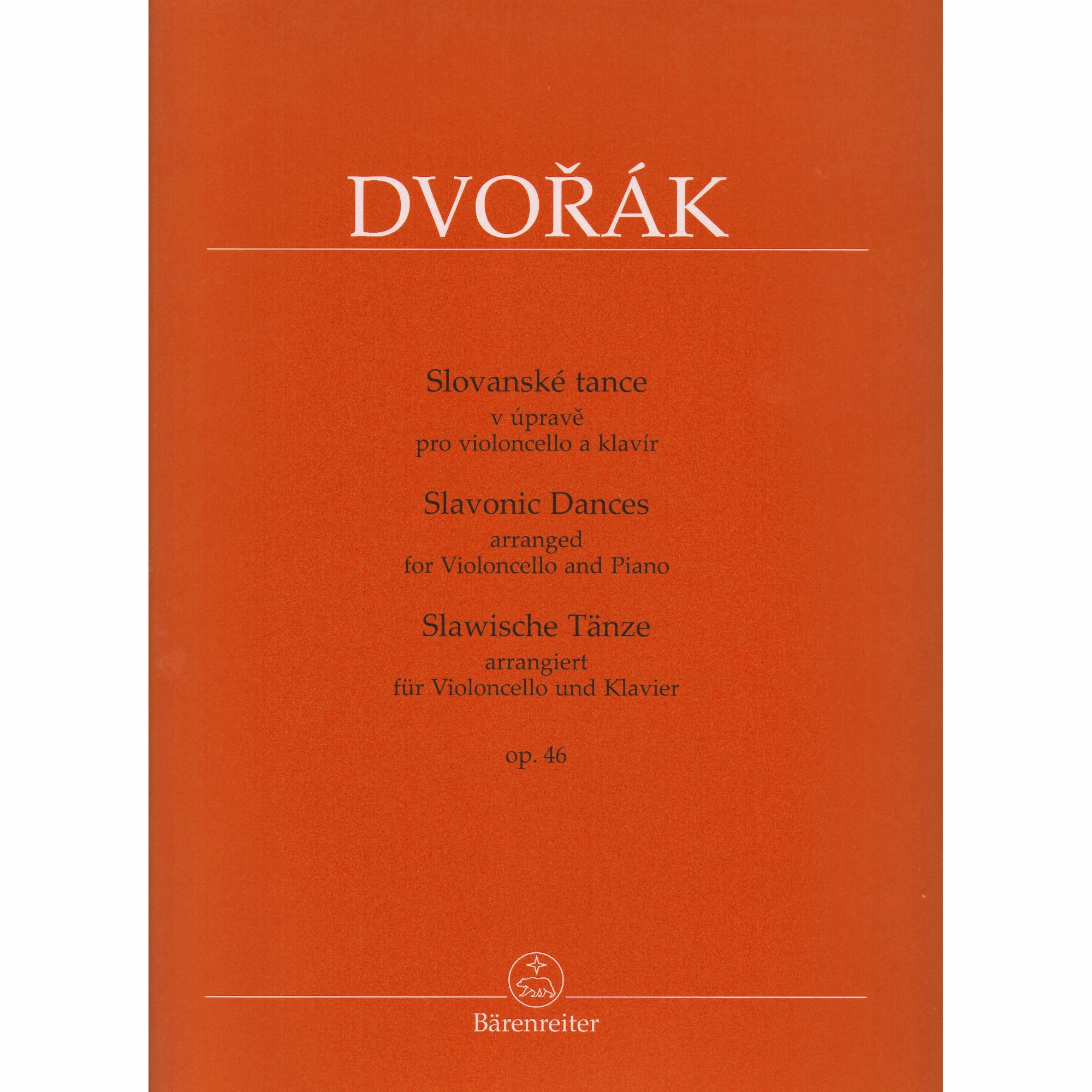 Slavonic Dances, Op. 46 for Cello and Piano