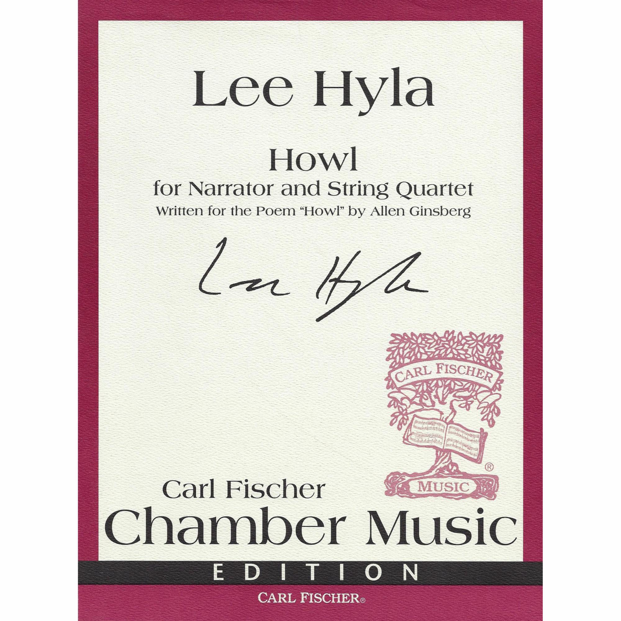 Lee -- Howl for Narrator and String Quartet