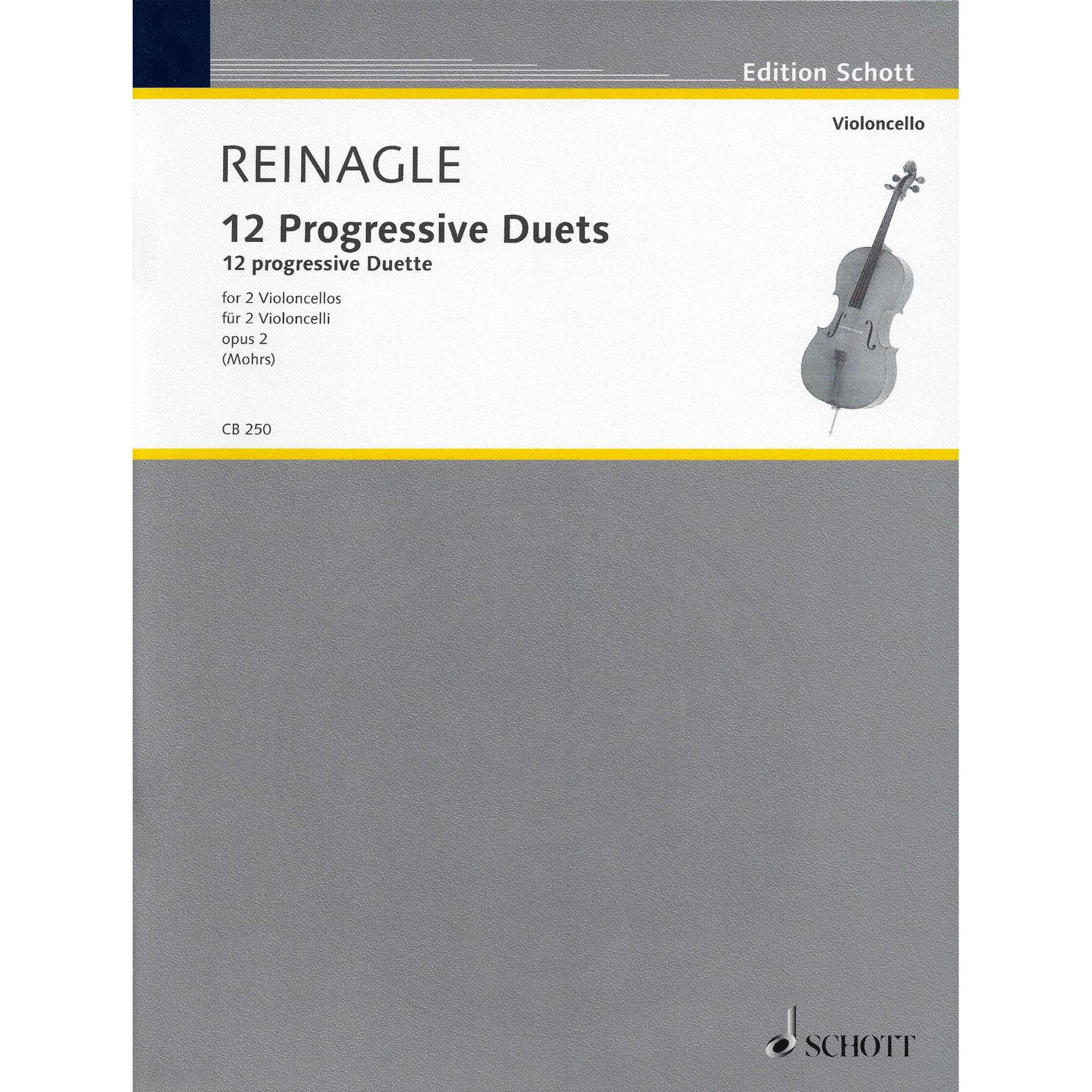 Reinagle -- 12 Progressive Duets, Op. 2 for Two Cellos
