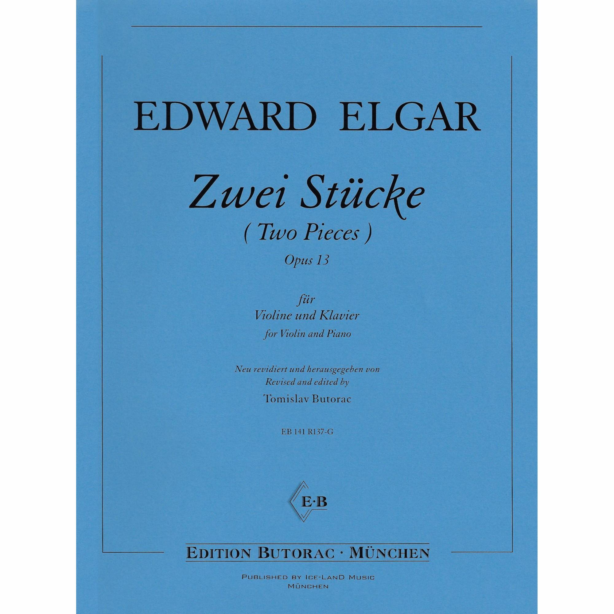 Elgar -- Two Pieces, Op. 13 for Violin and Piano