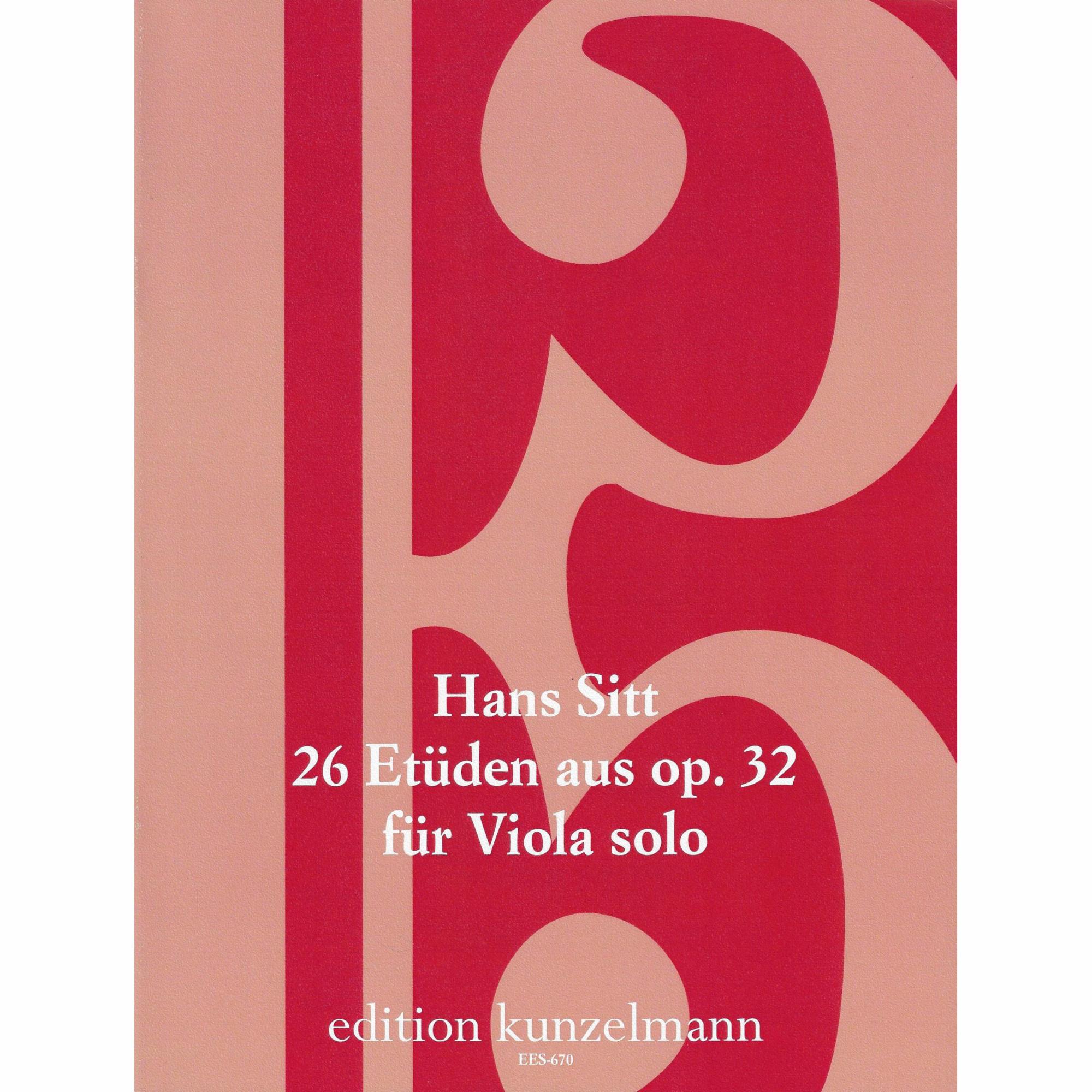 Sitt -- Etudes, from Op. 32 for Viola