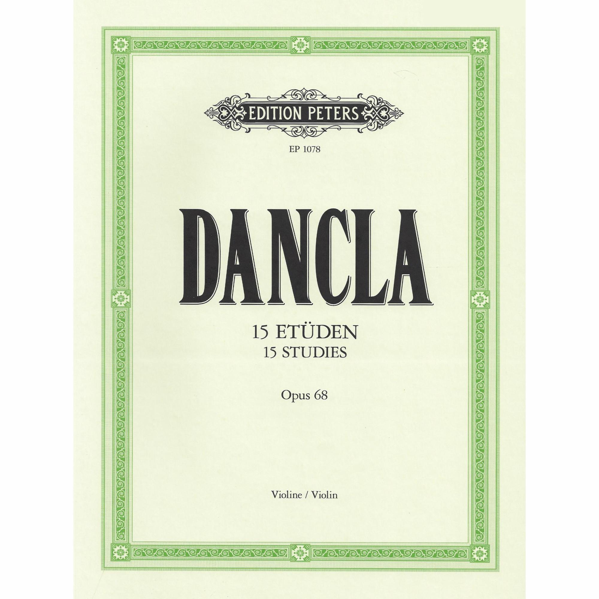 Dancla -- 15 Etudes, Op. 68 for Two Violins