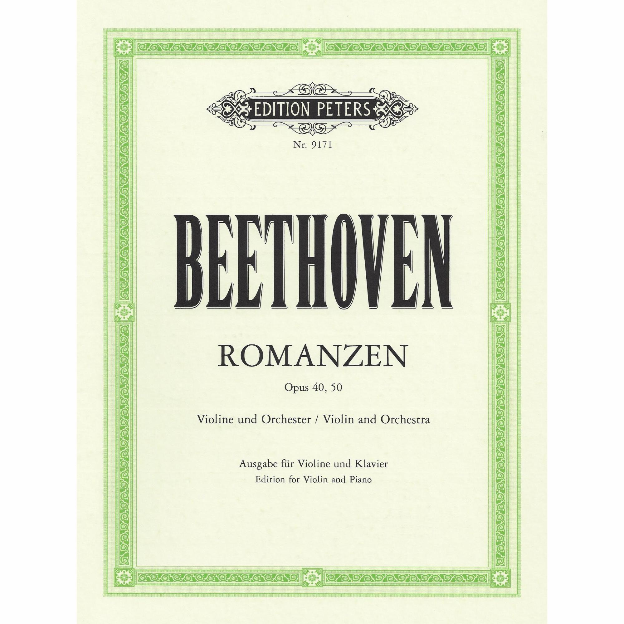 Beethoven -- Romances, Op. 40 & 50 for Violin and Piano