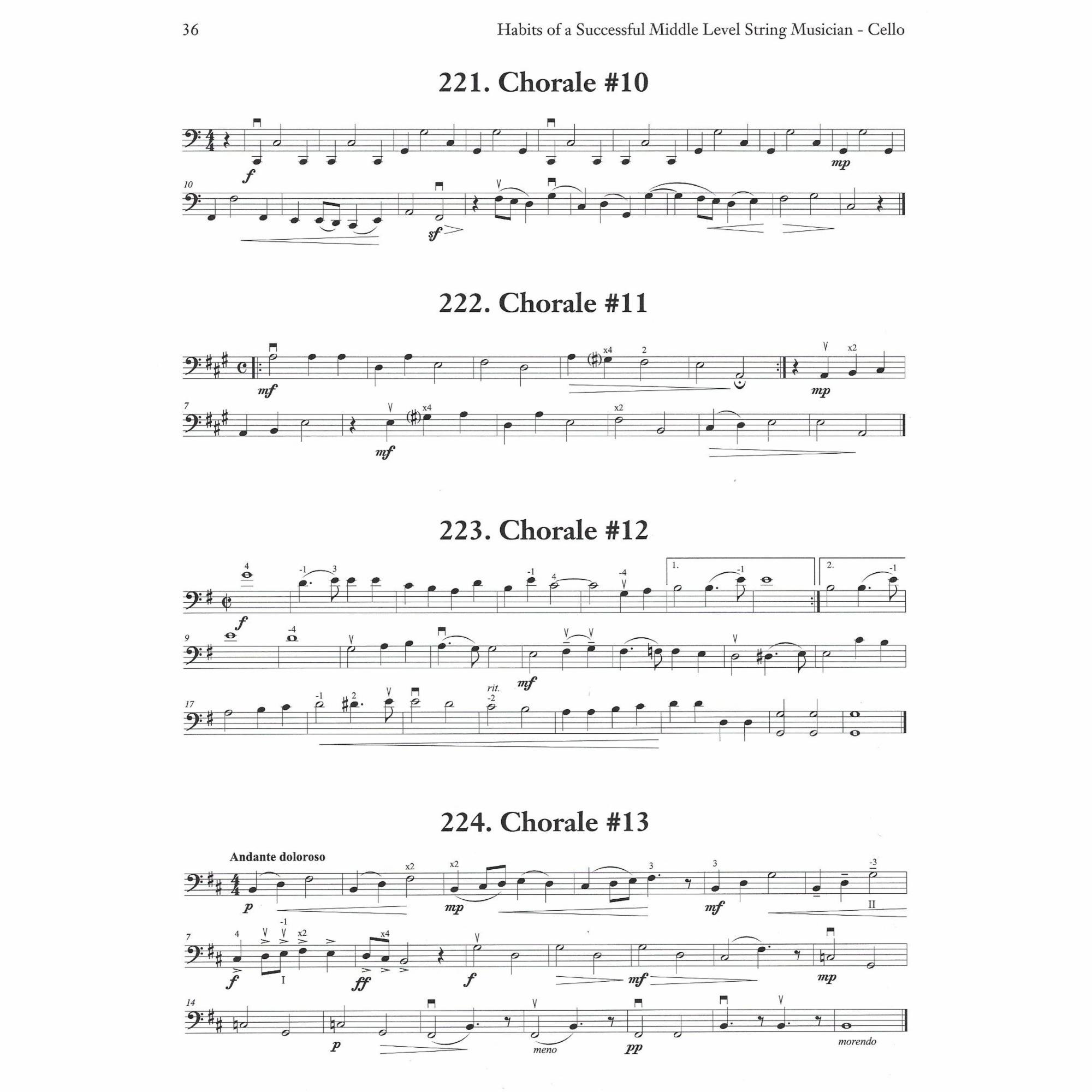 Sample: Cello (Pg. 36)