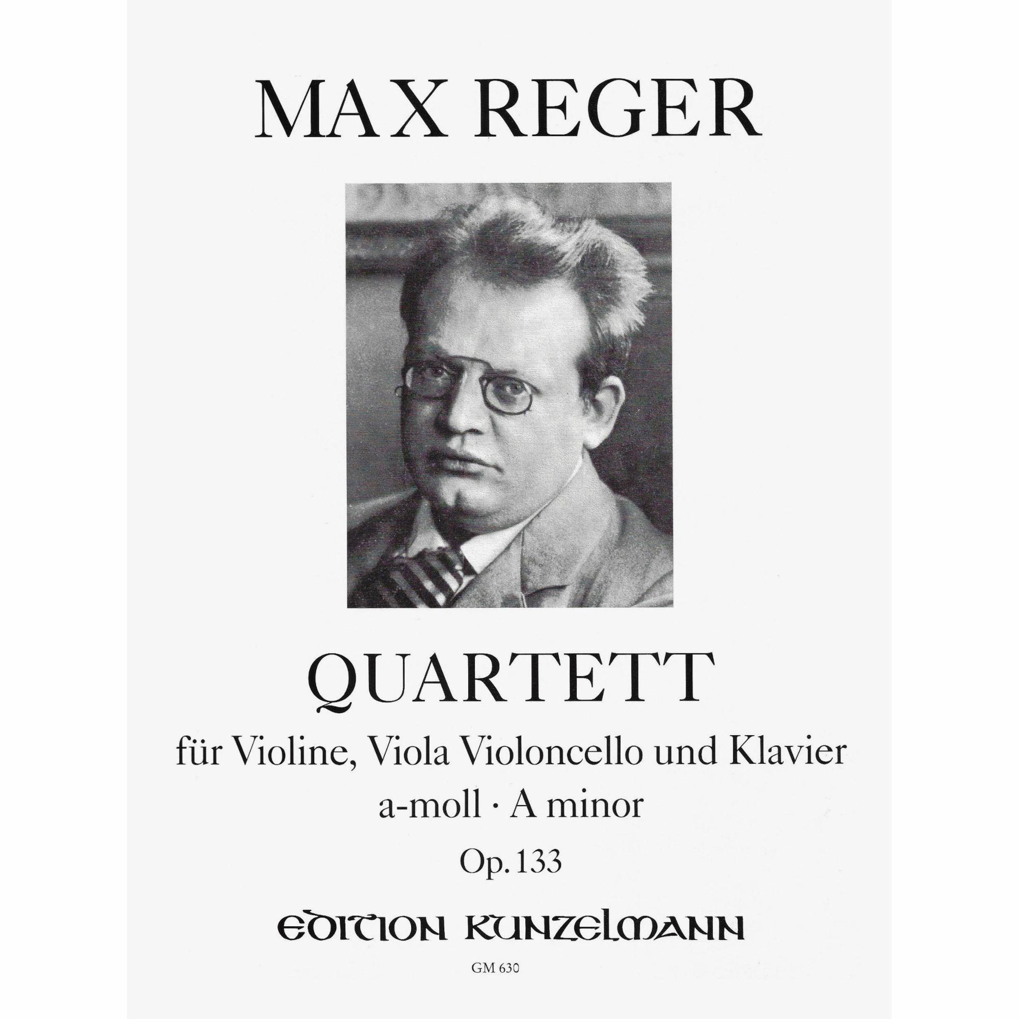 Reger -- Piano Quartet in A Minor, Op. 133
