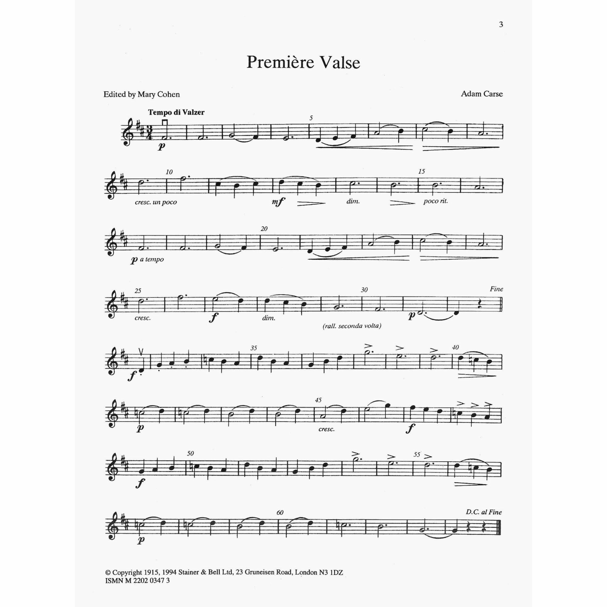 Sample: Book One, Violin Part