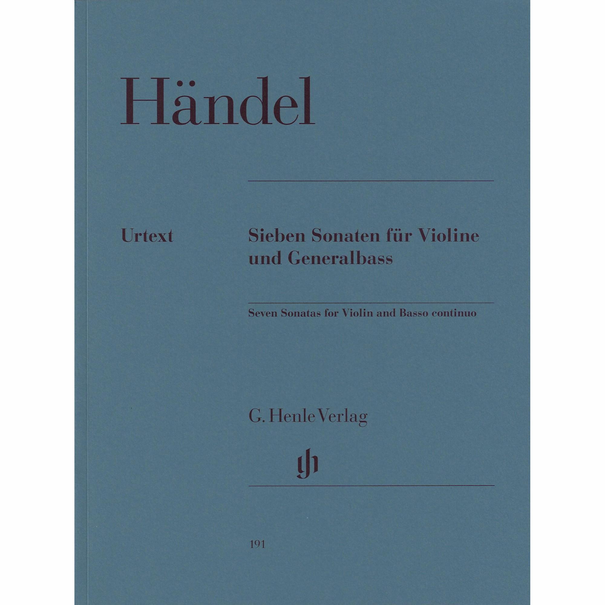 Handel -- Seven Sonatas for Violin and Basso Continuo