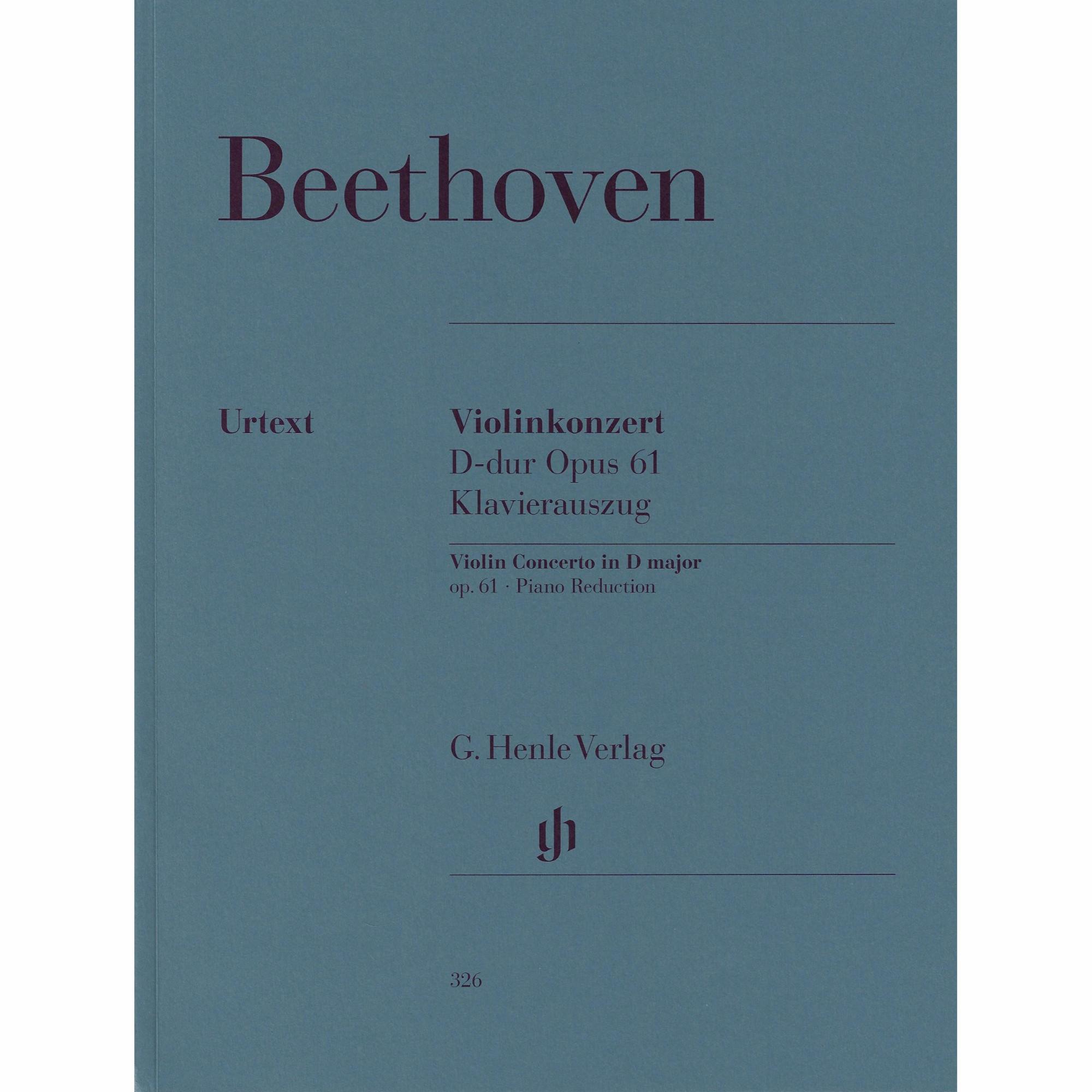 Beethoven -- Violin Concerto in D Major, Op. 61