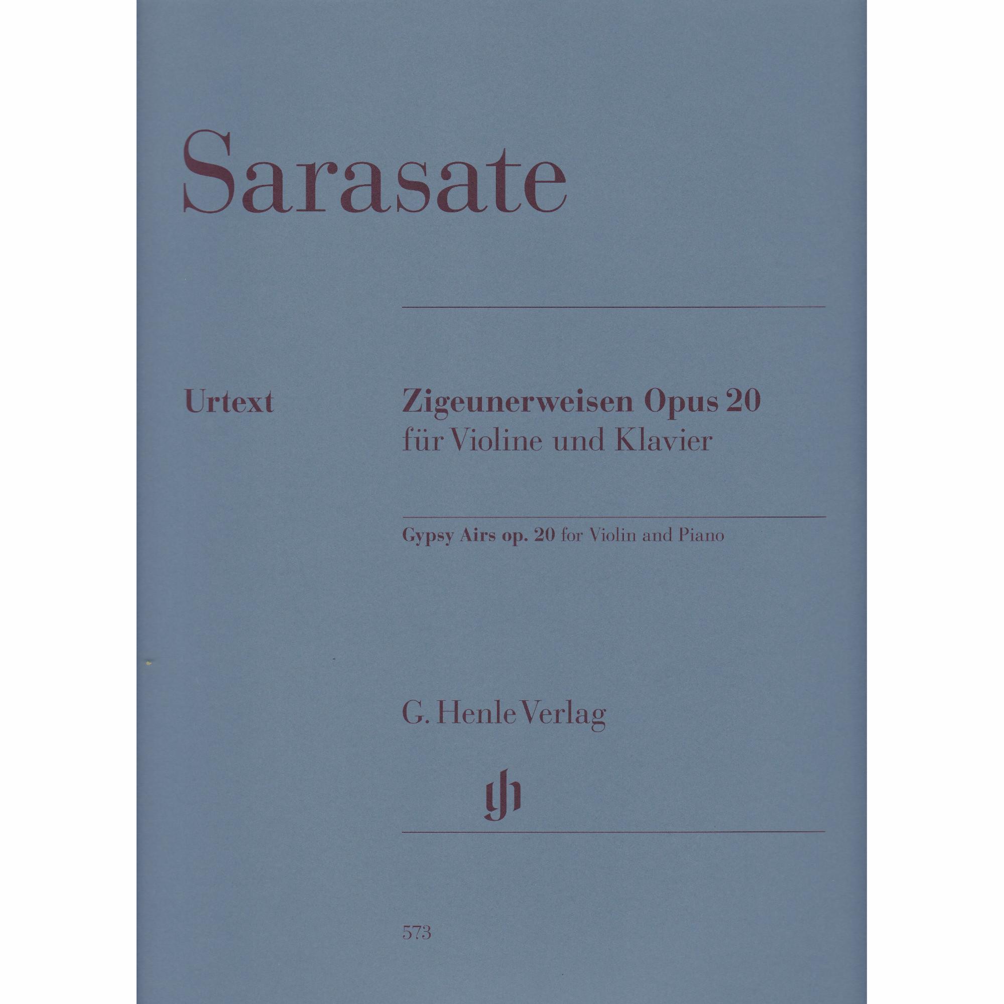 Zigeunerweisen for Violin and Piano, Op. 20