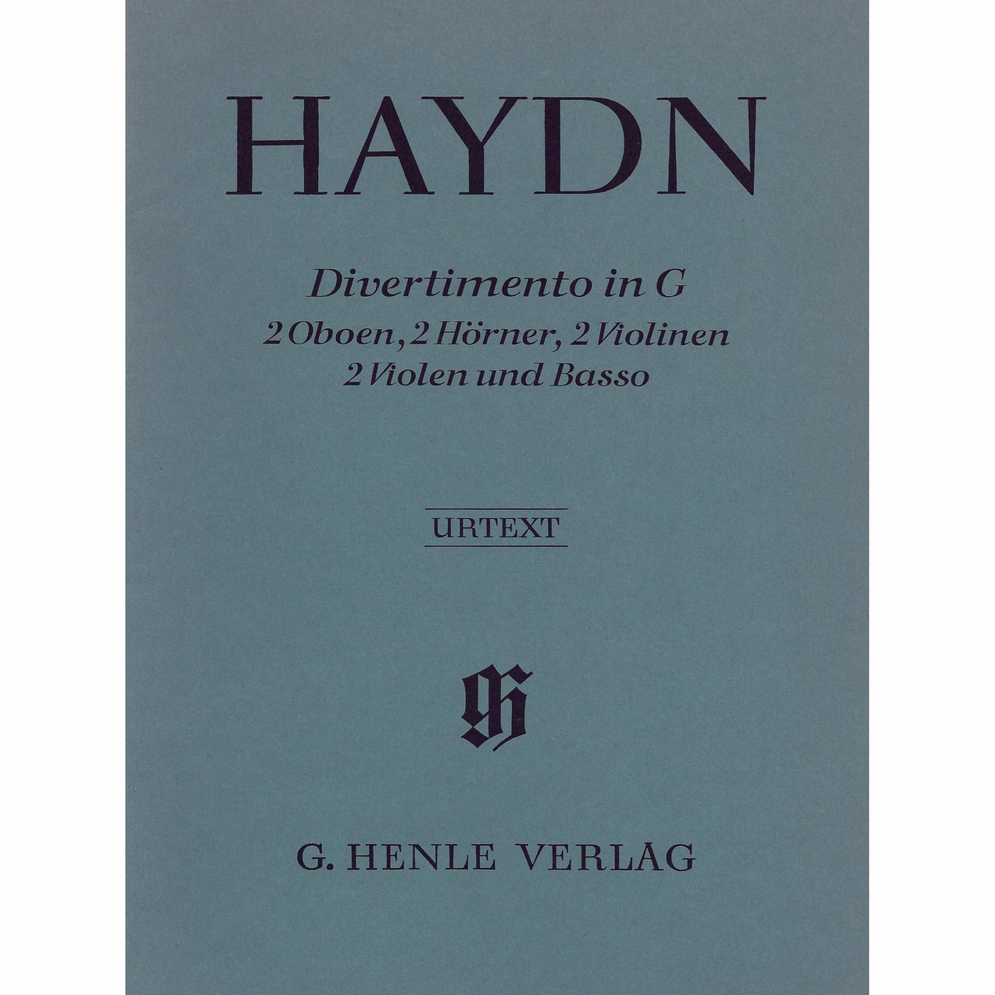 Haydn -- Divertimento in G Major, Hob. II:9 for Chamber Orchestra