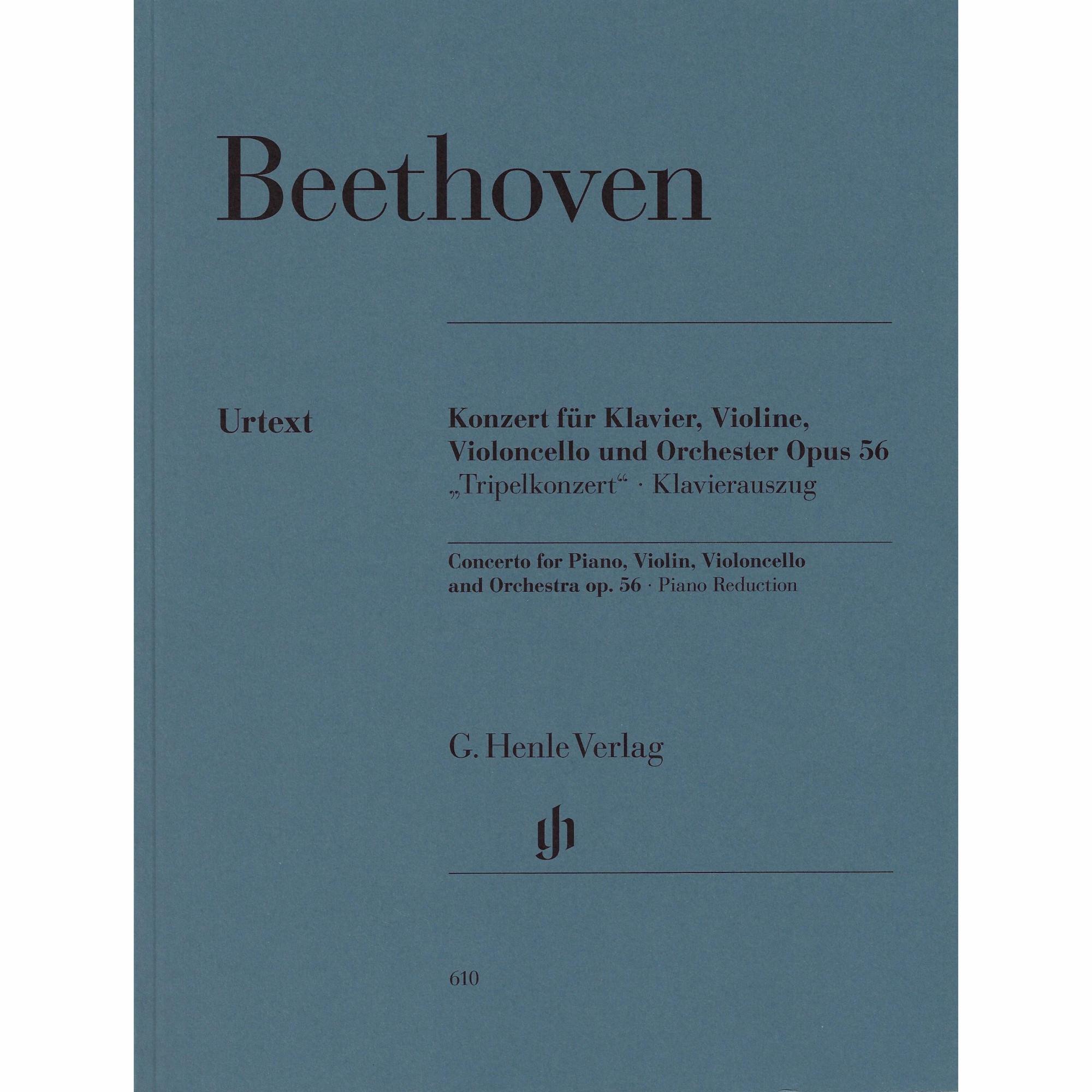 Beethoven -- Concerto, Op. 56 (Triple Concerto) for Violin, Cello, and Two Pianos