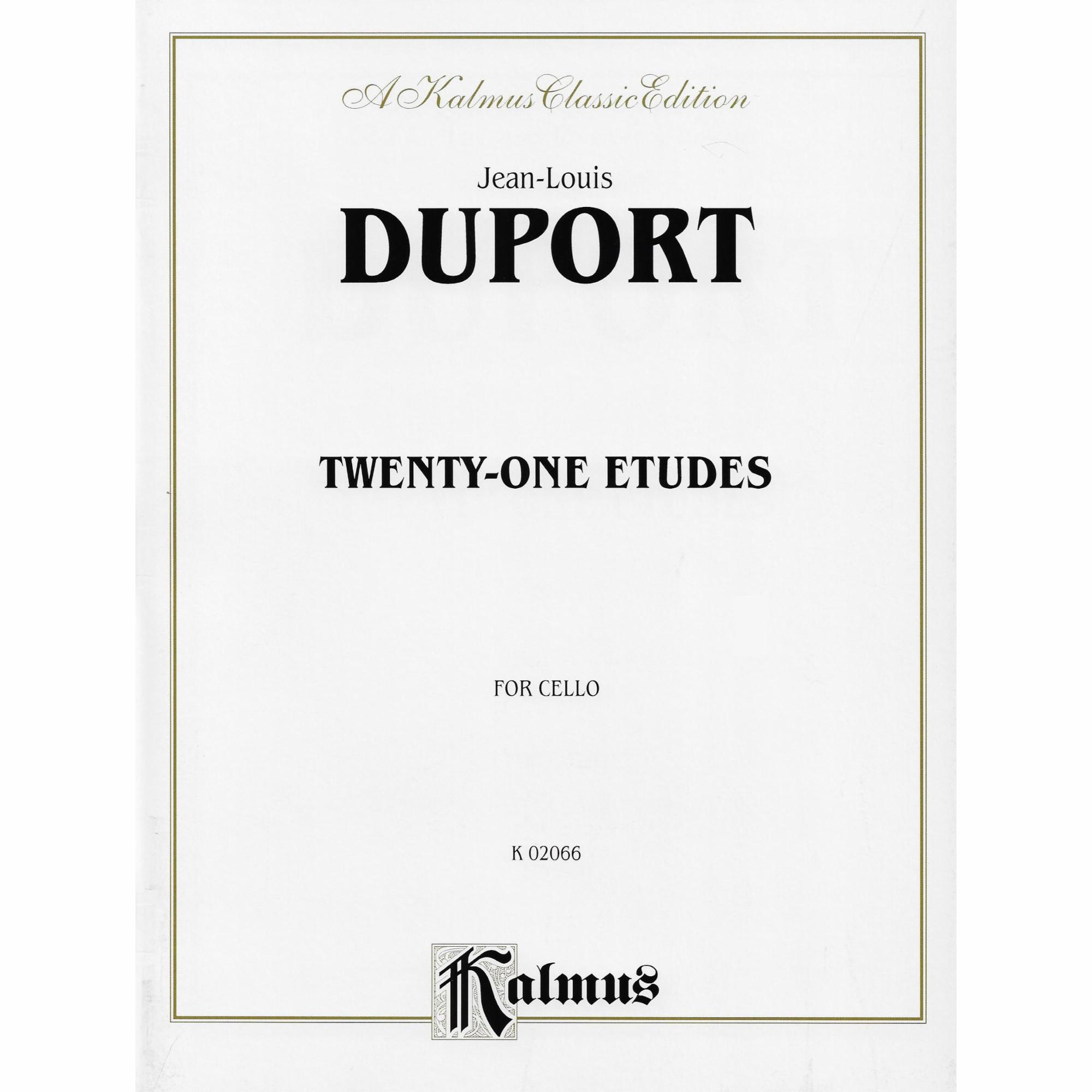 Duport -- Twenty-One Etudes for Cello