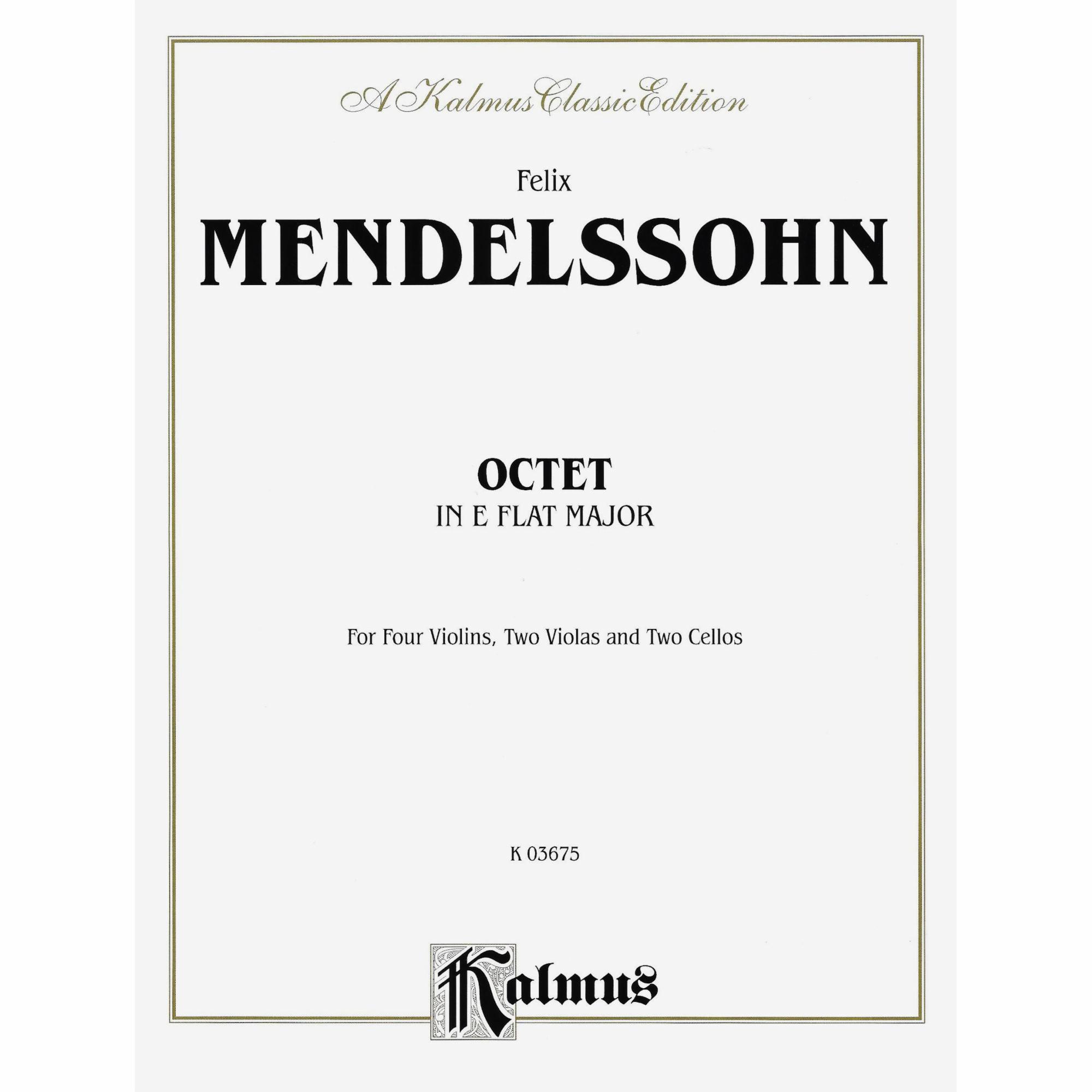 Mendelssohn -- String Octet in E-flat Major, Op. 20