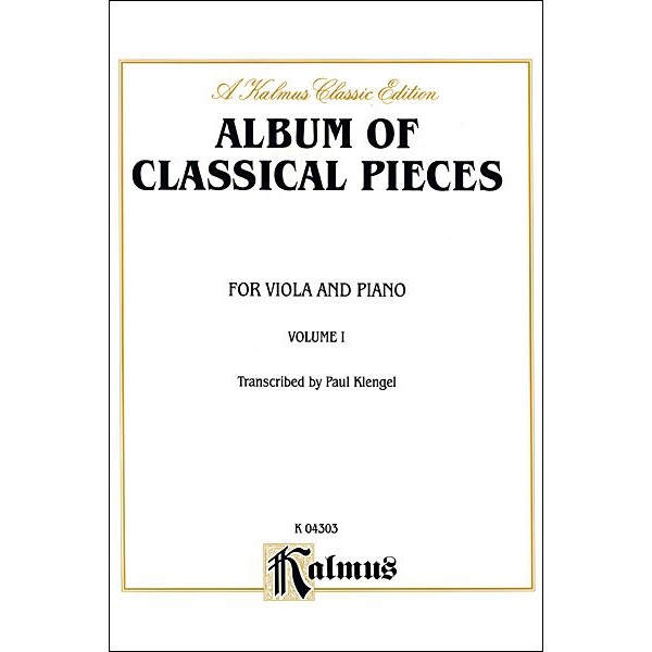 Album of Classical Pieces for Viola and Piano