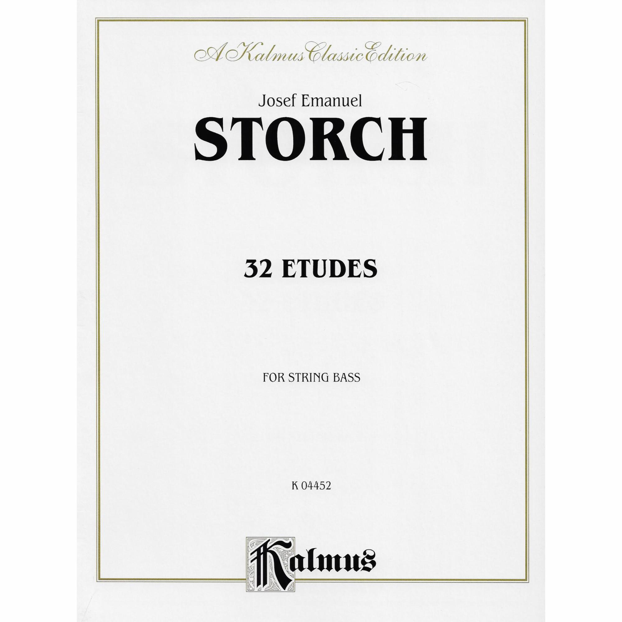 Storch -- 32 Etudes for Bass