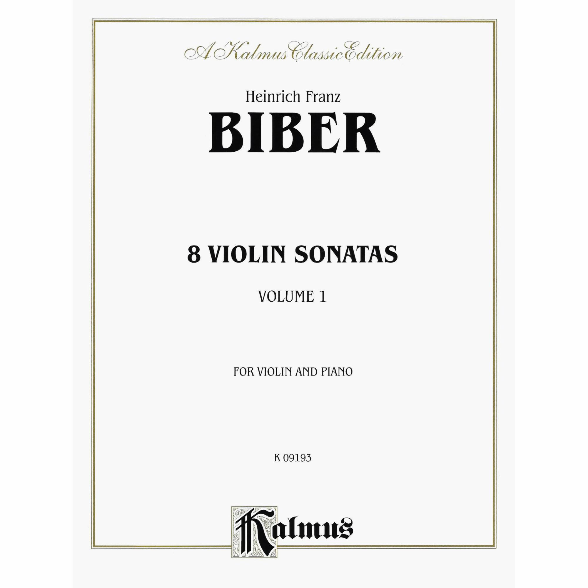Biber -- Sonatas, Vols. I & II for Violin and Piano