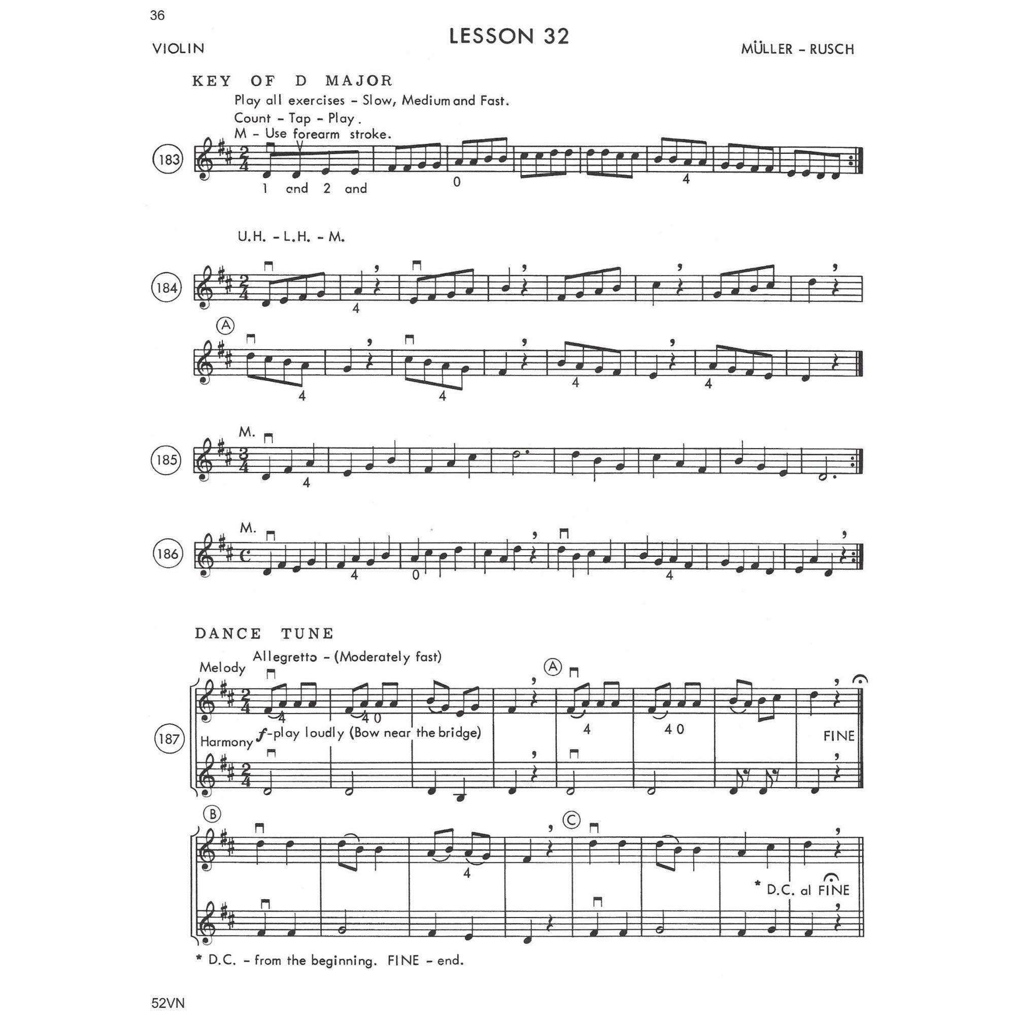Sample: Violin (Pg. 3/36)