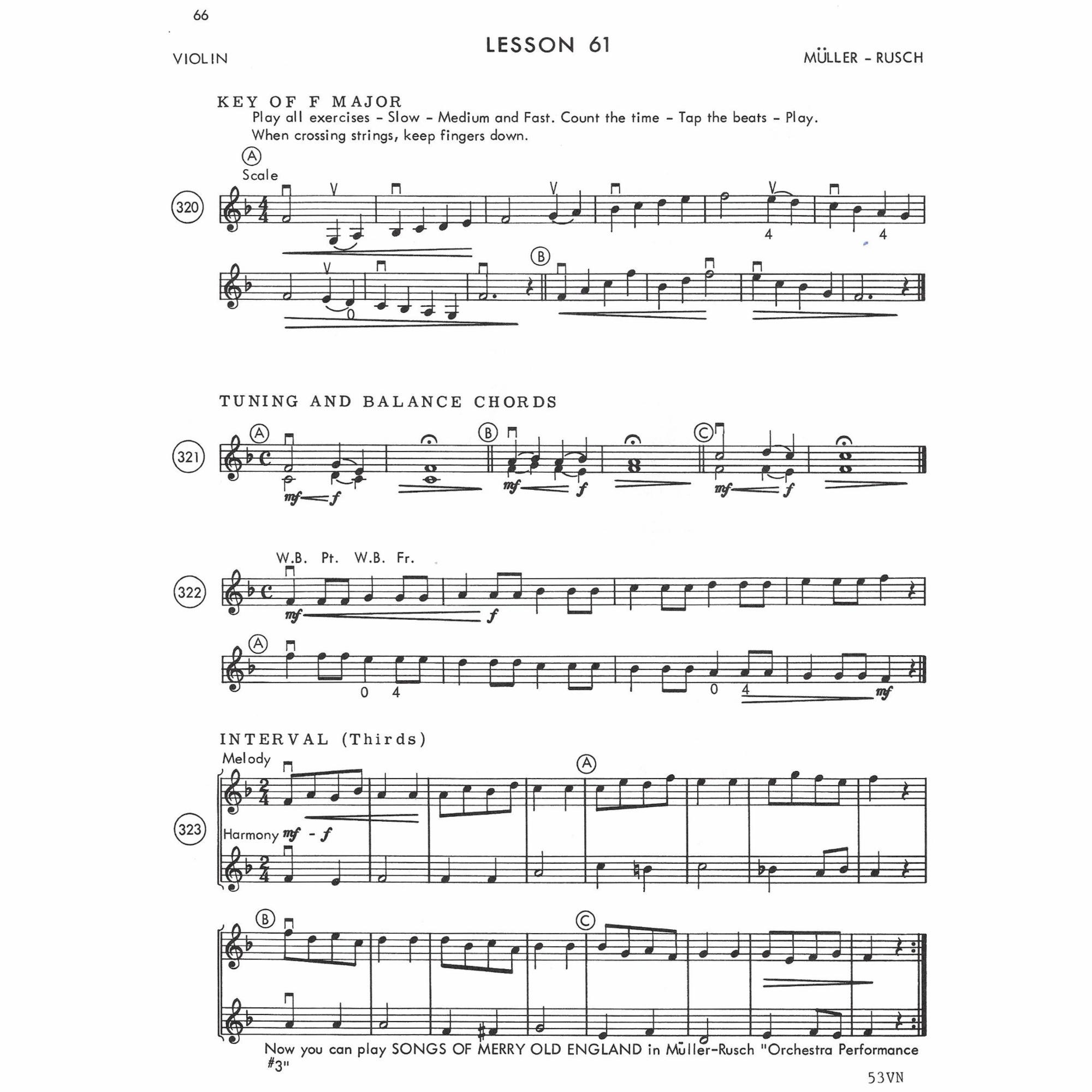 Sample: Violin (Pg. 2/66)