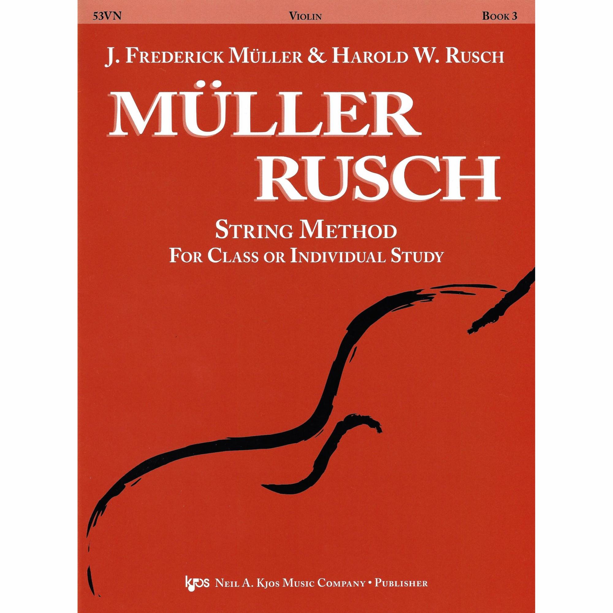 Muller-Rusch String Method, Book 3