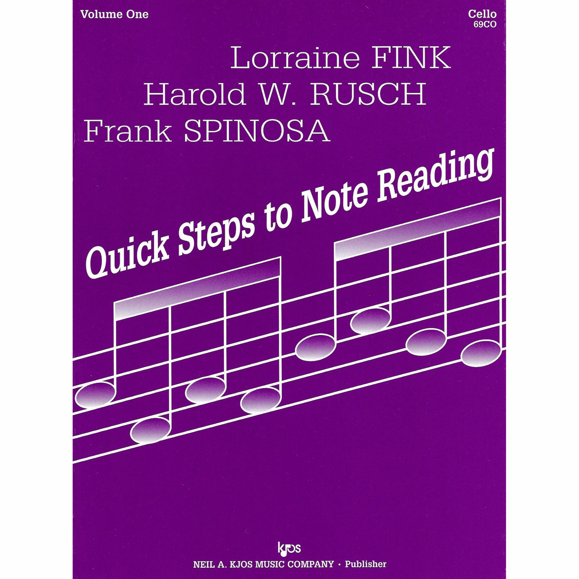 Quick Steps to Note Reading, Vols. 1-4 for Cello
