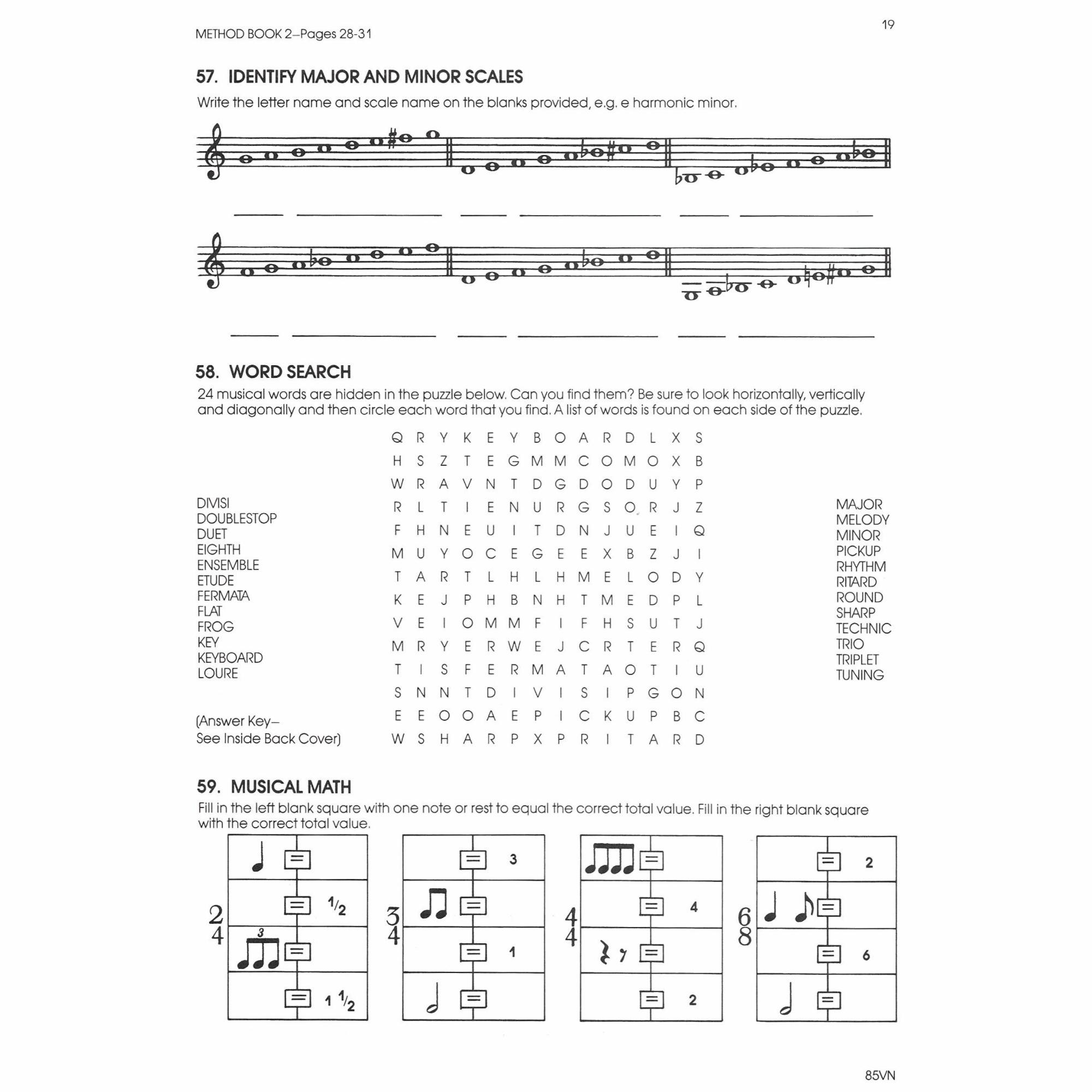 Sample: Violin (Pg. 19)