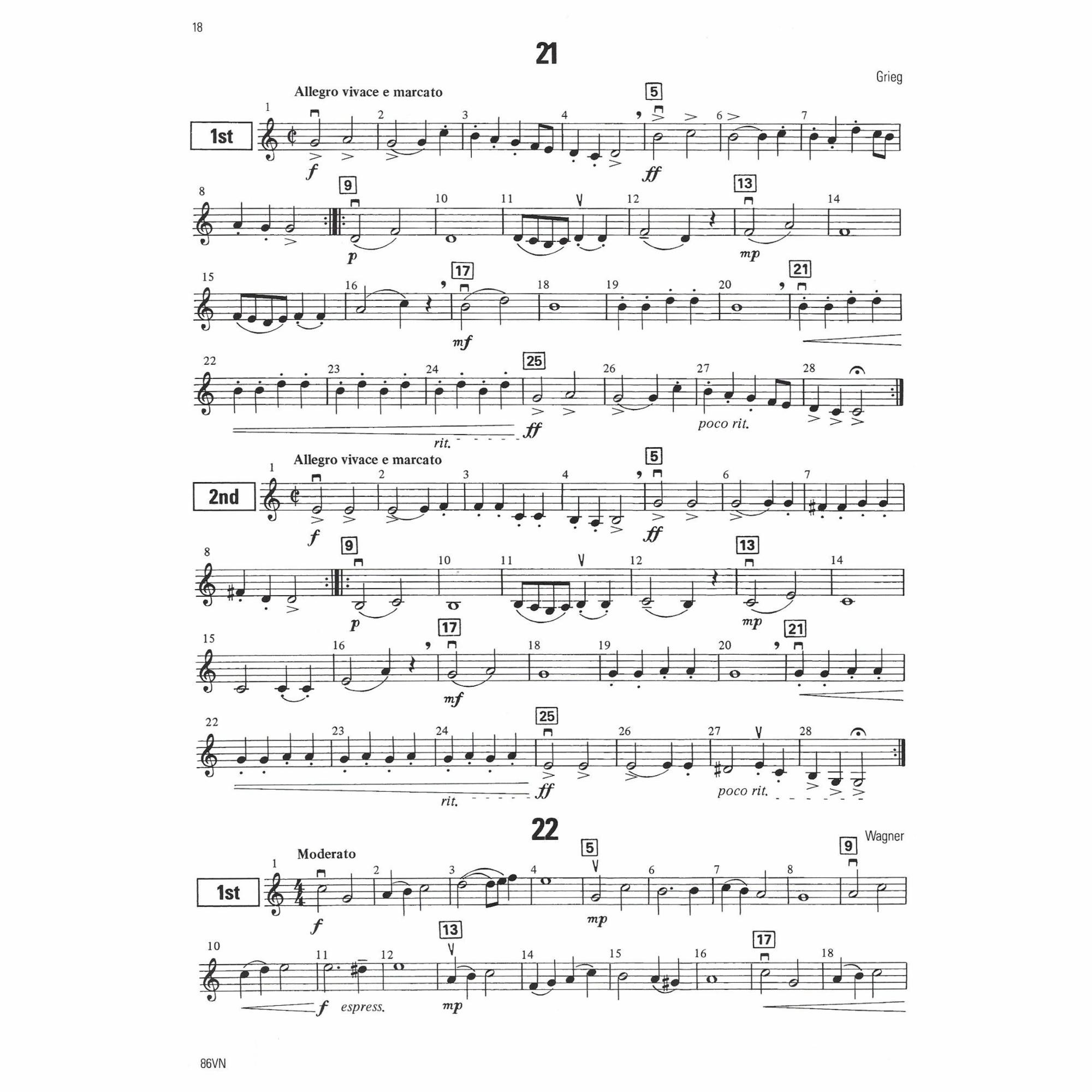 Sample: Violin (Pg. 18)