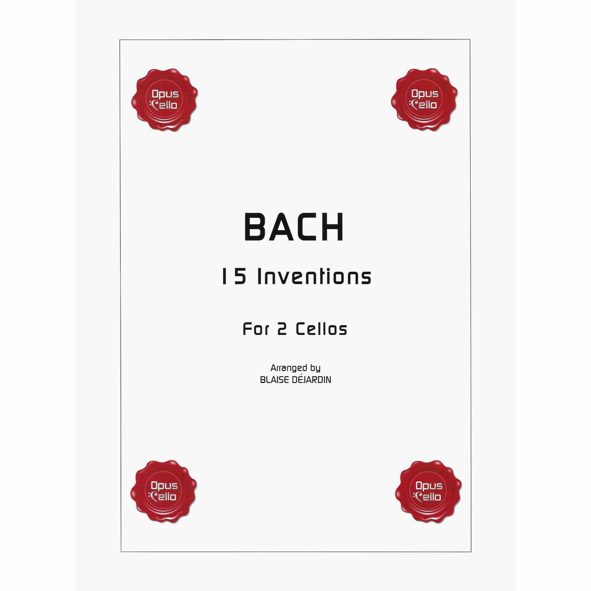 Bach -- 15 Inventions for Two Cellos