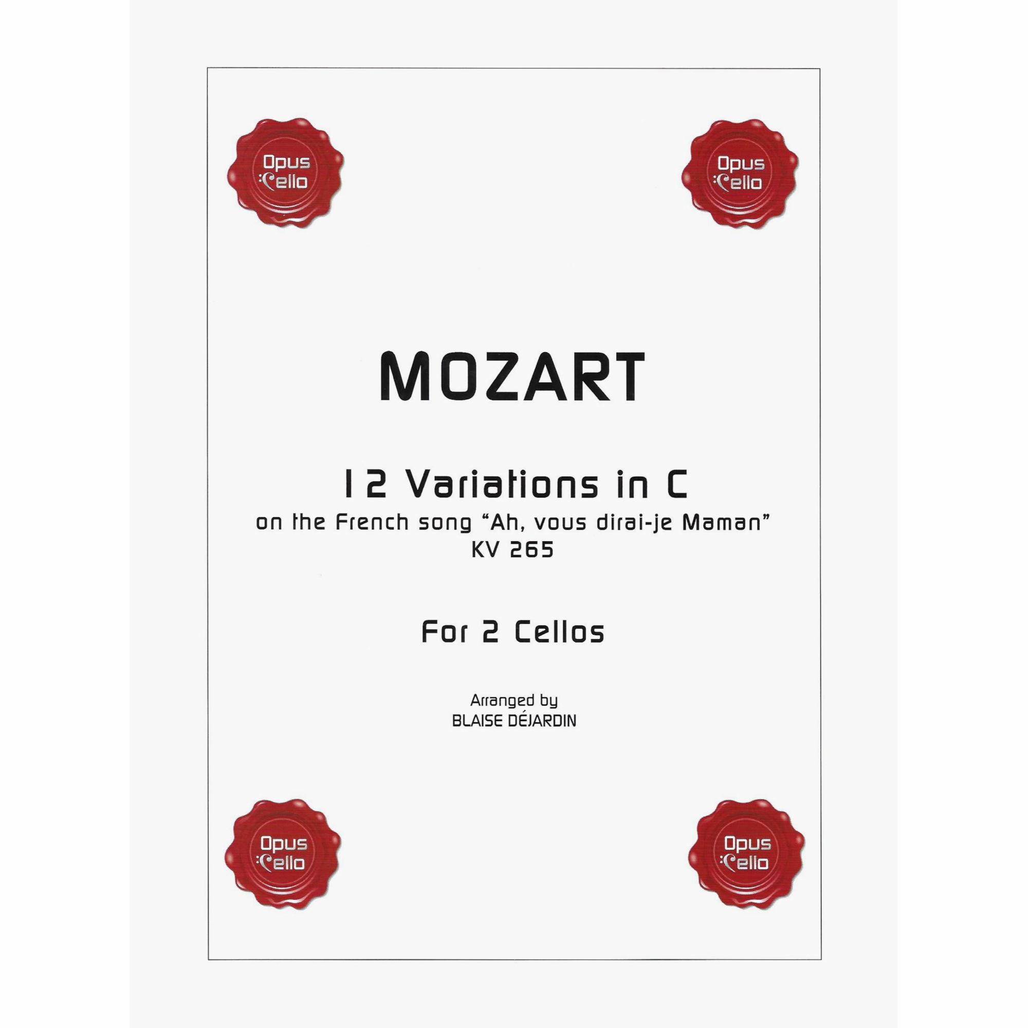 Mozart -- 12 Variations in C for Two Cellos