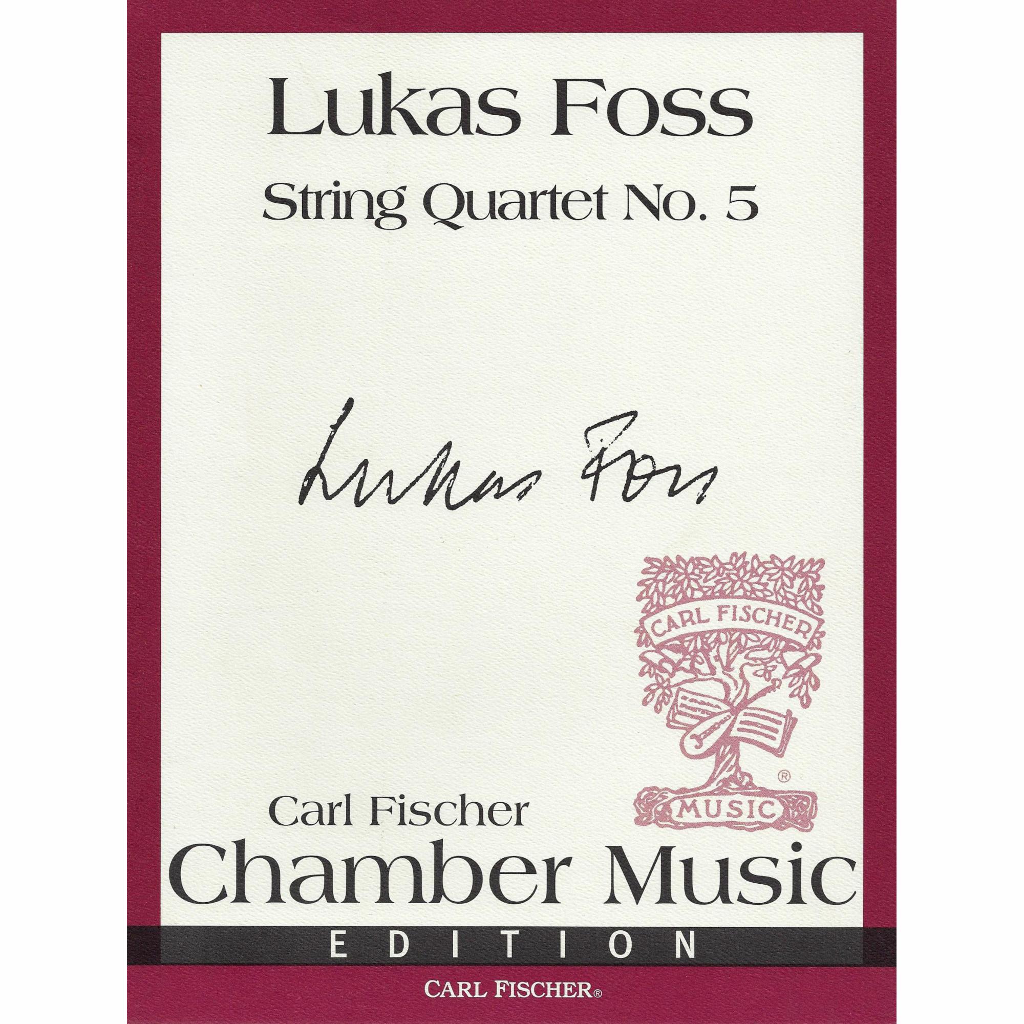 Foss -- String Quartet No. 5