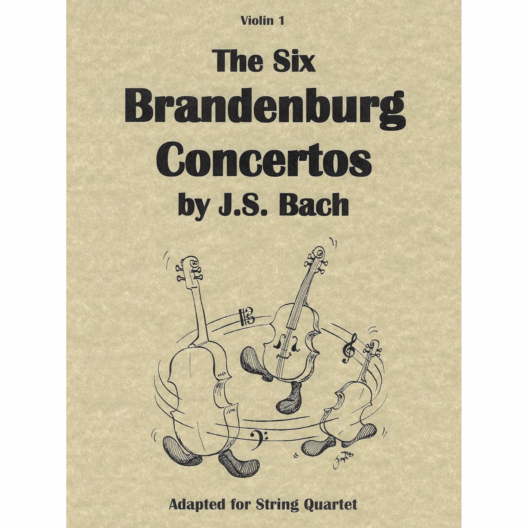 Bach -- The Six Brandenburg Concertos for String Quartet