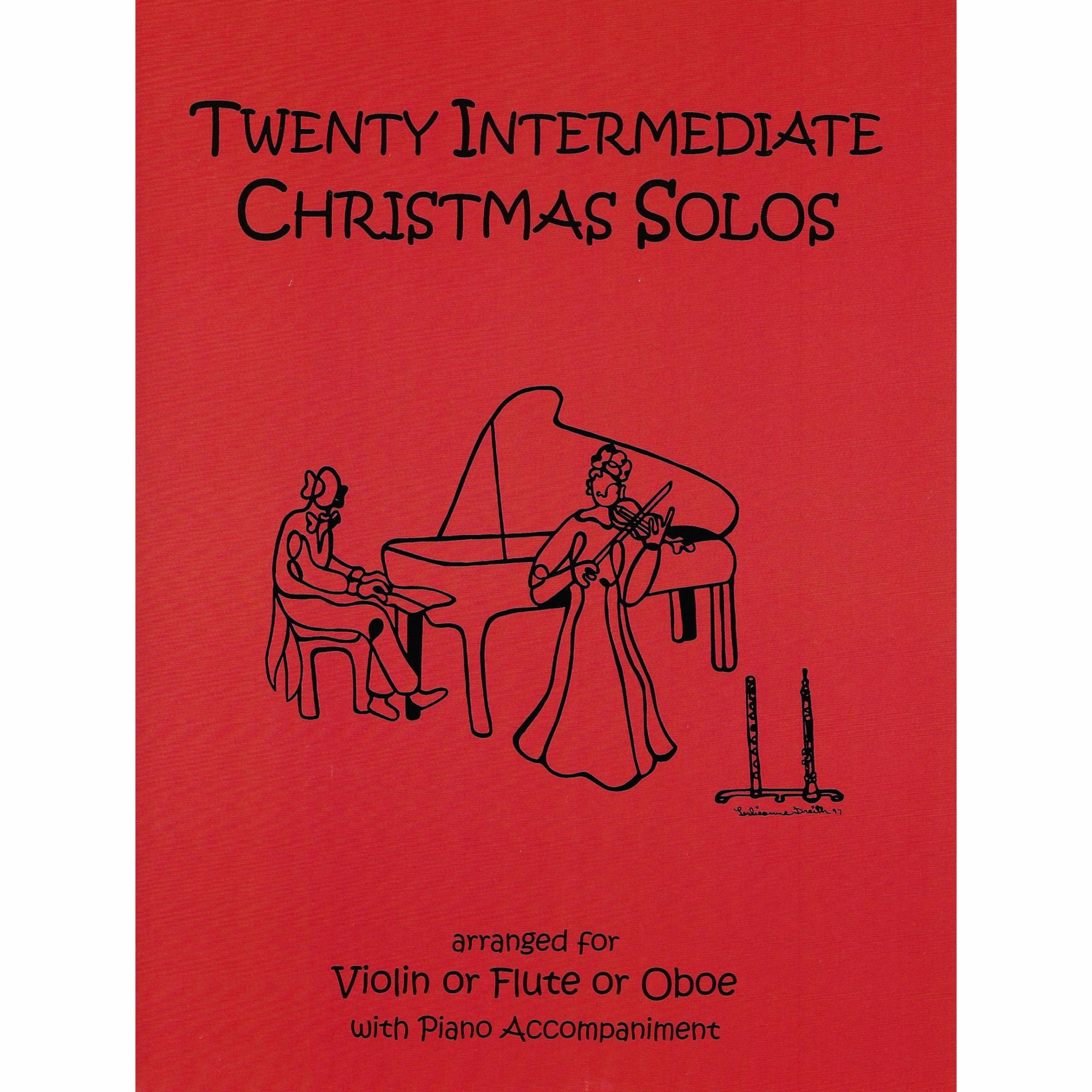 Twenty Intermediate Christmas Solos for Violin, Viola, or Cello and Piano